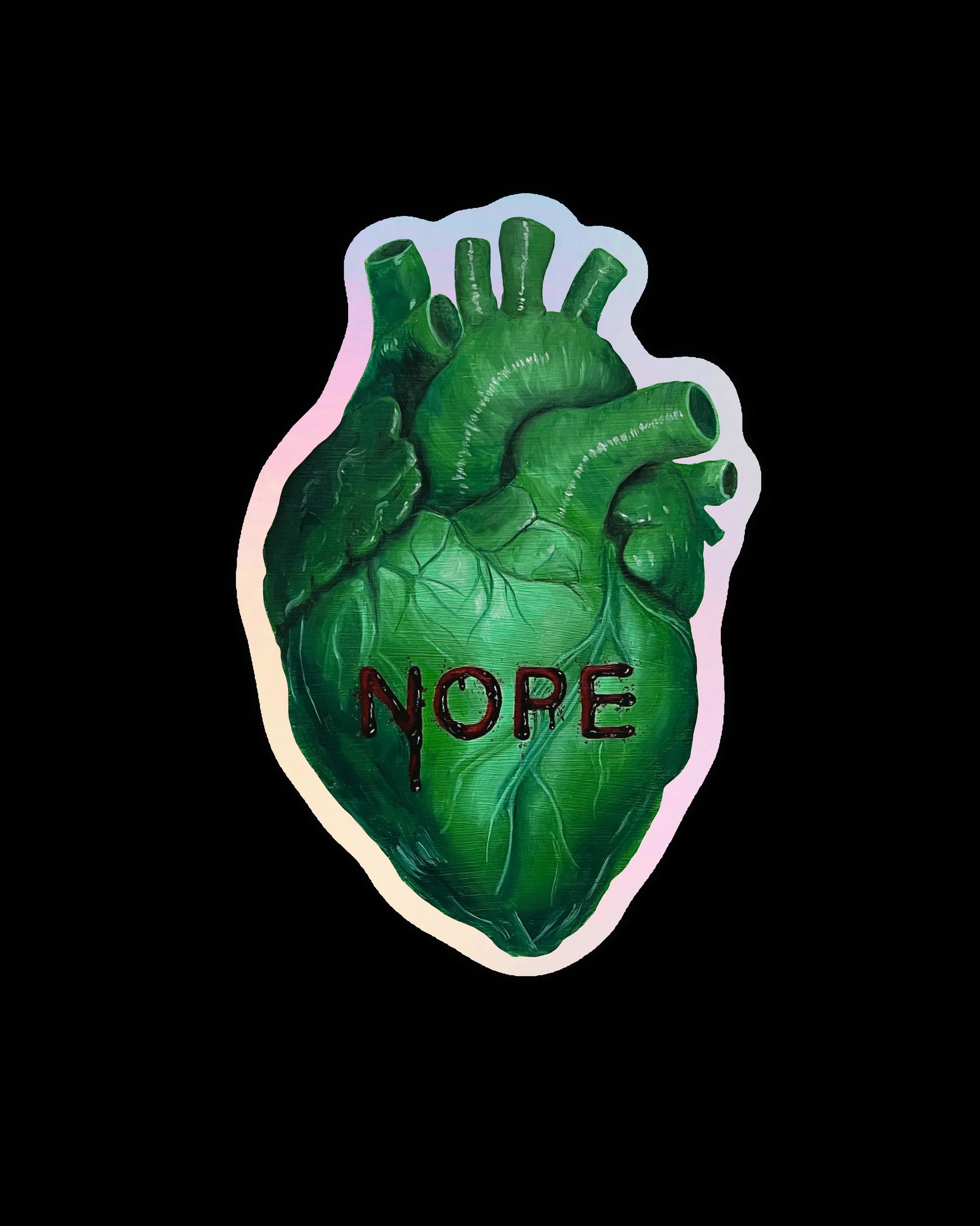 NOPE DIE CUT STICKER