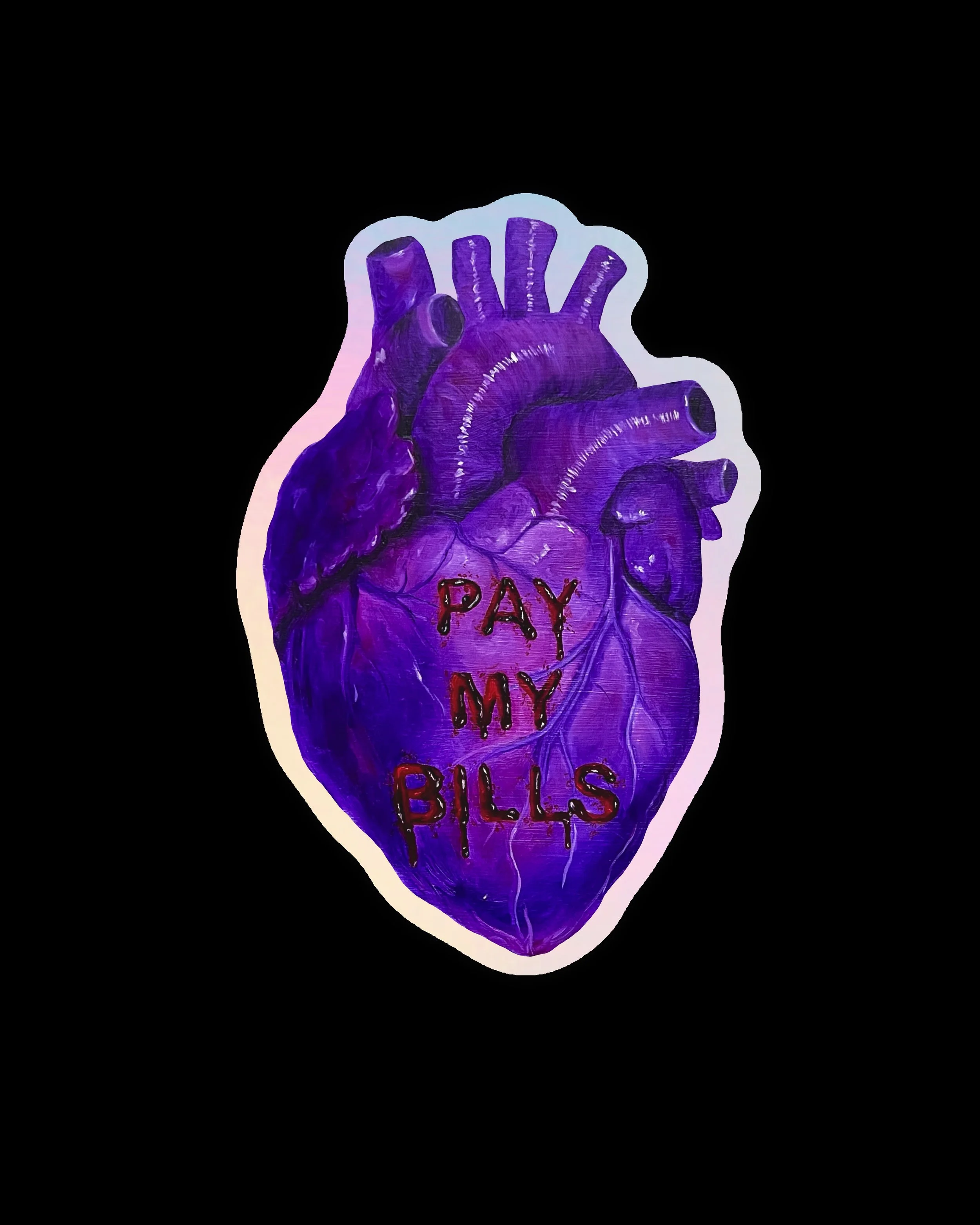 PAY MY BILLS DIE CUT STICKER