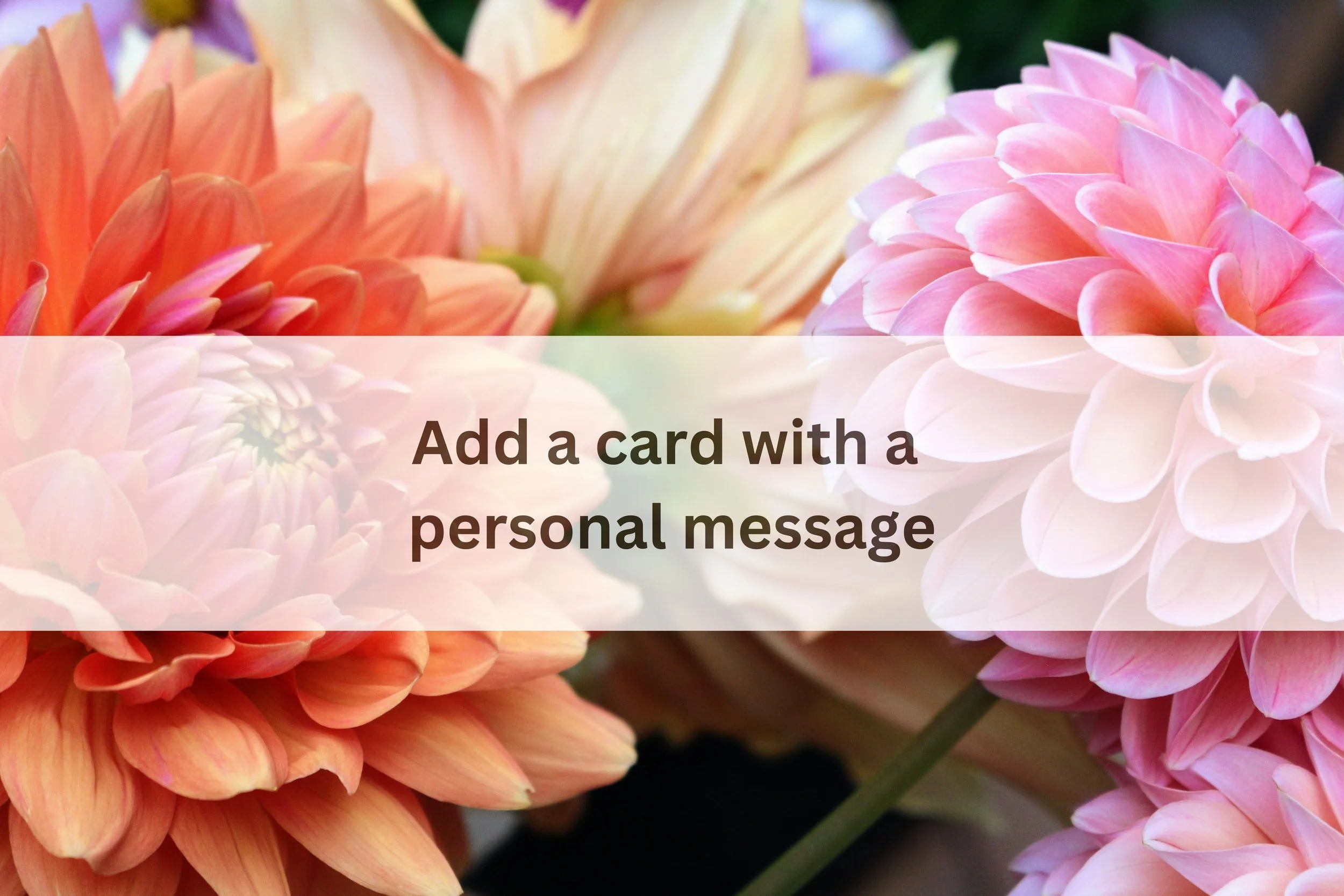 Floral Card with Personal Message