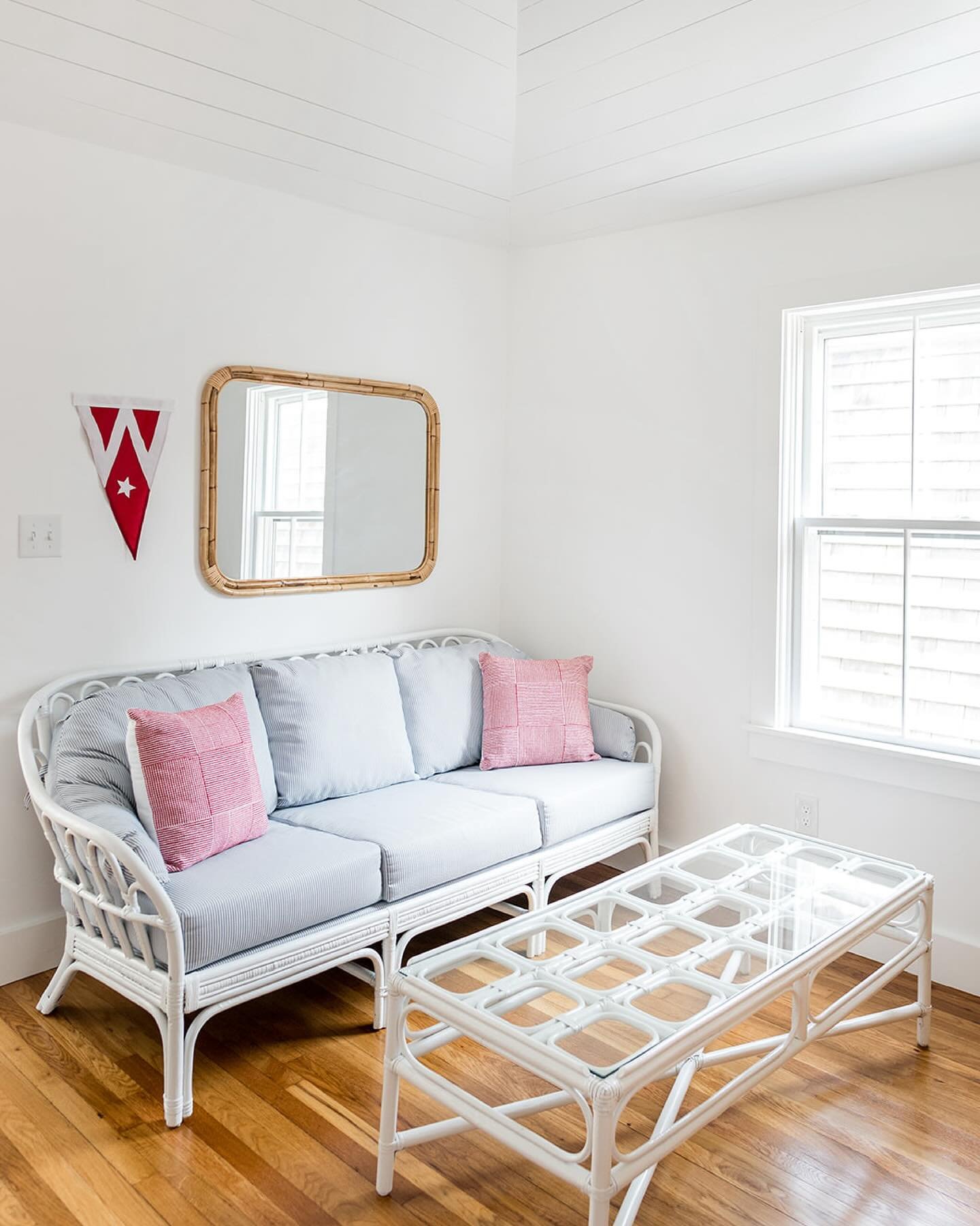 the living space at the #mixedusemini is on the petite side, so we made a few changes during the renovation to really maximize the space. first, we chose to close up an existing exterior door since there was already one off the mudroom right around t