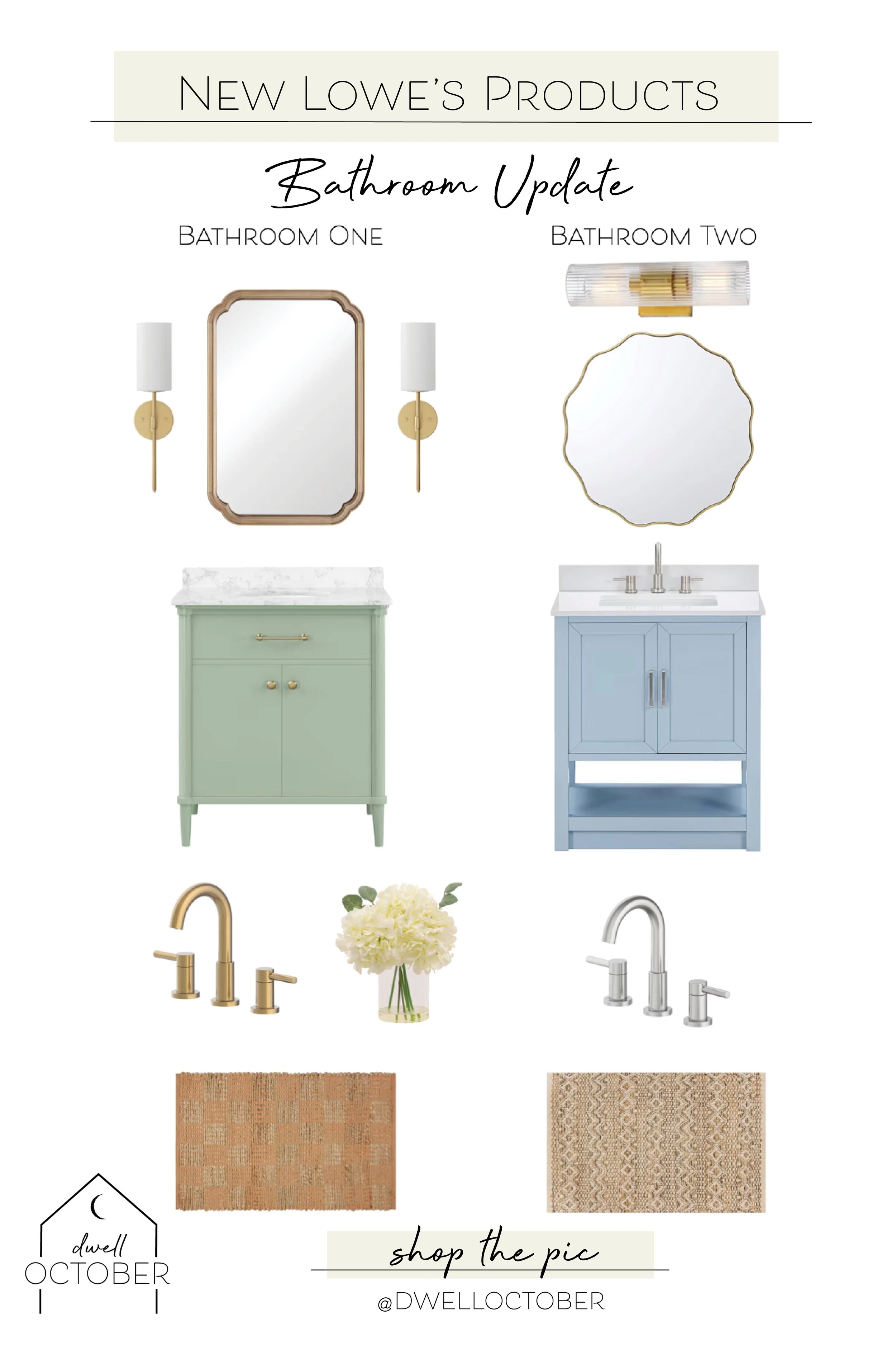 A #dwelloctoberstudio design challenge: the moodboards and the plans