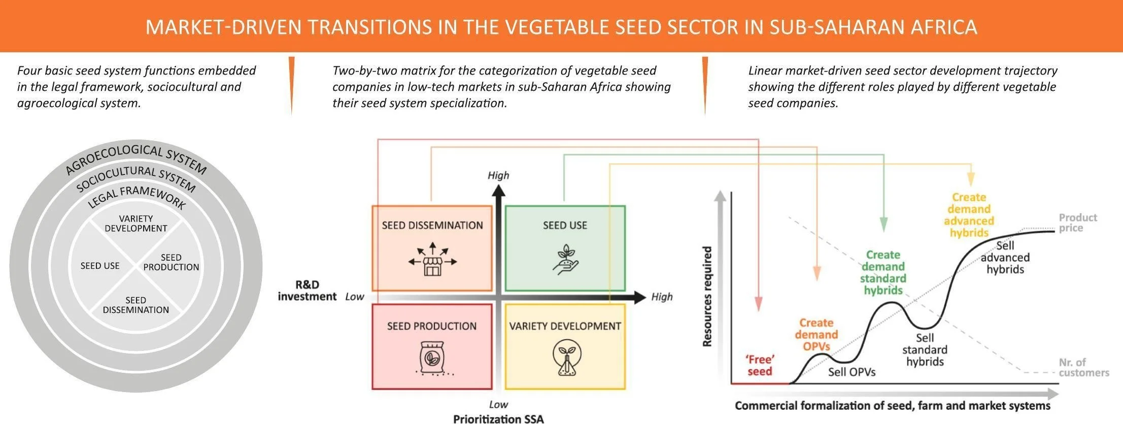 Market-driven transitions in the vegetable seed sector in sub-Saharan Africa
