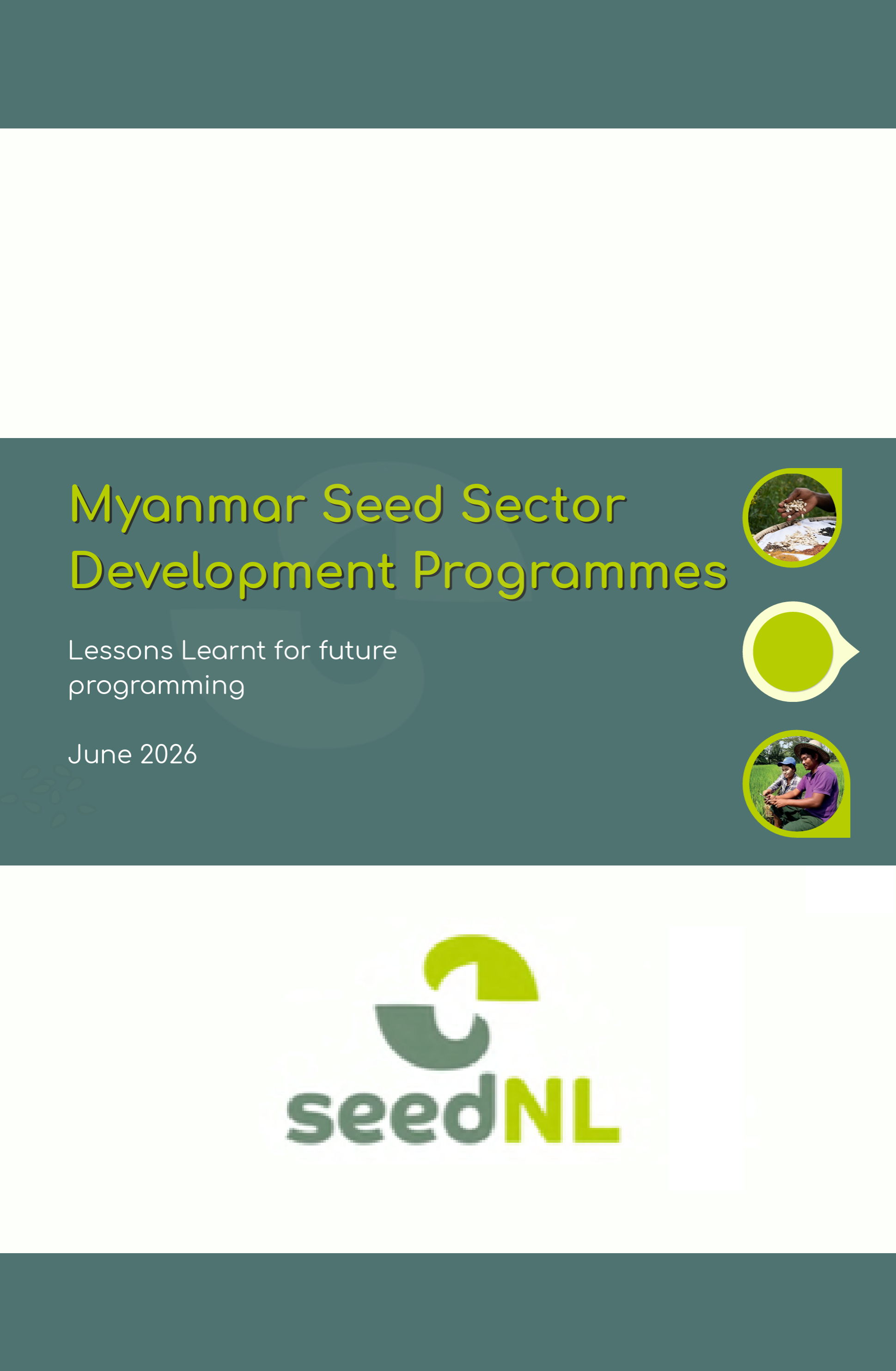 Lessons Learnt from Seed Sector Development in Myanmar