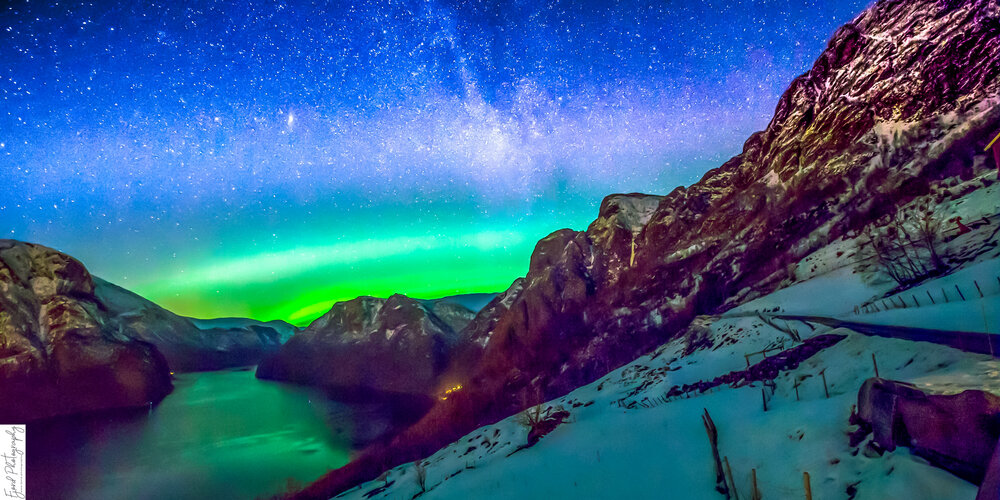 02. Aurora Borealis over the Aurlandsfjord