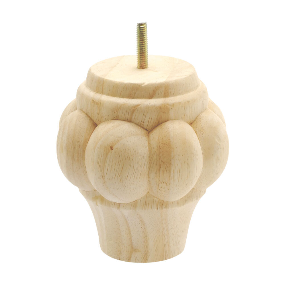 round wood bun foot furniture leg sofa armchair