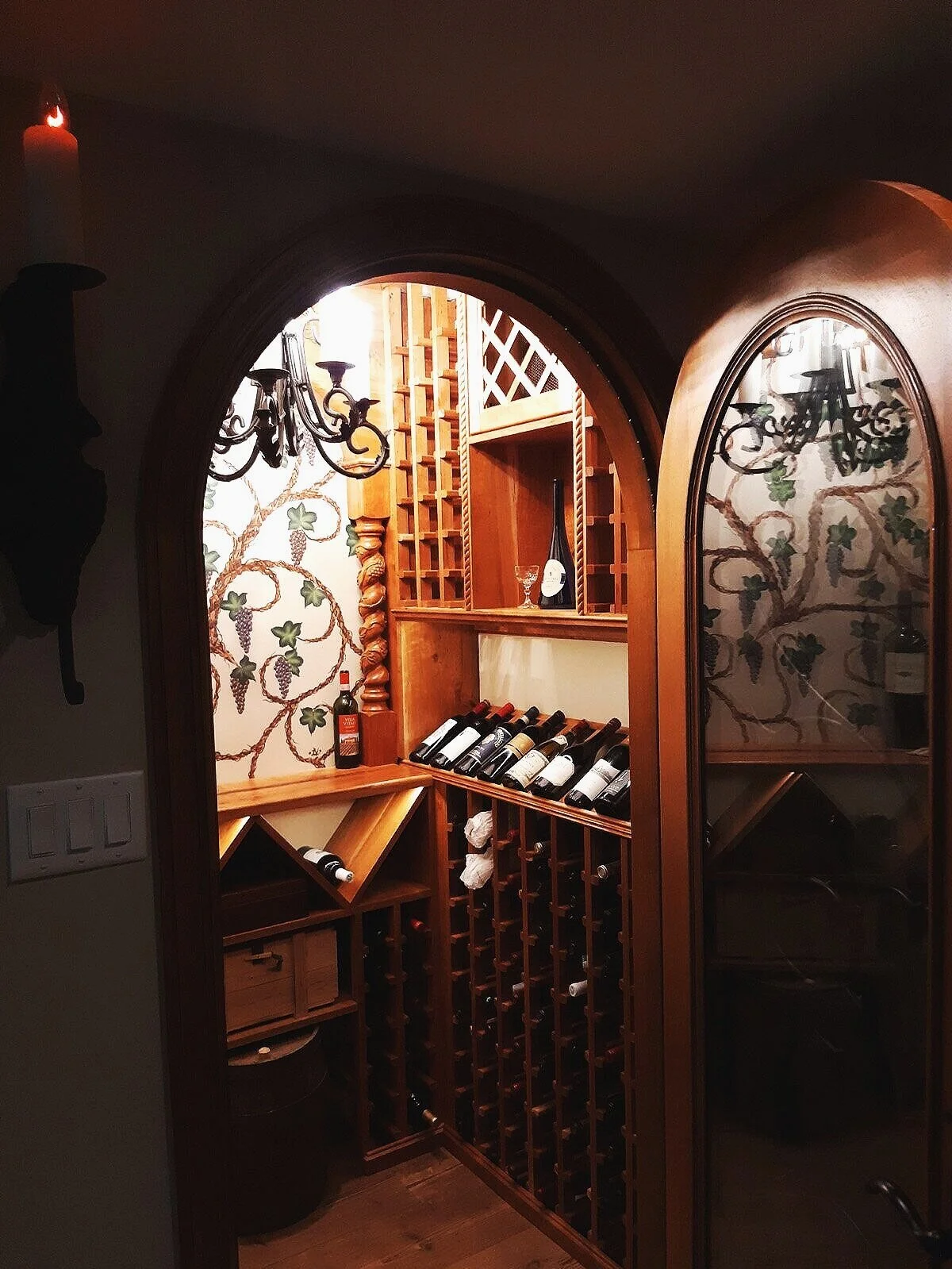 Wood Wine Cellar David Vitale