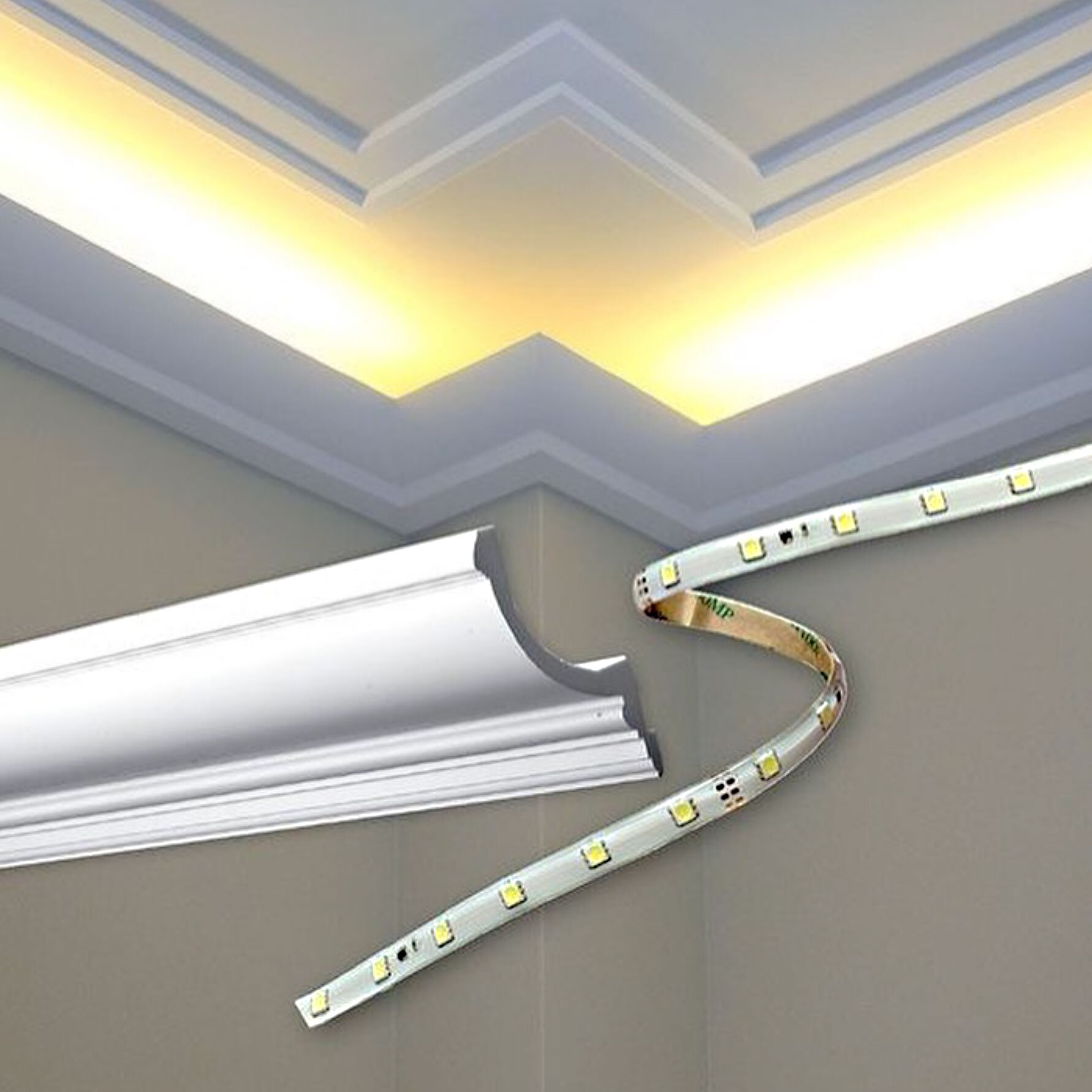 Arbejdsgiver fangst industrialisere Indirect Lighting Ideas with Crown Moulding — Outwater Blog