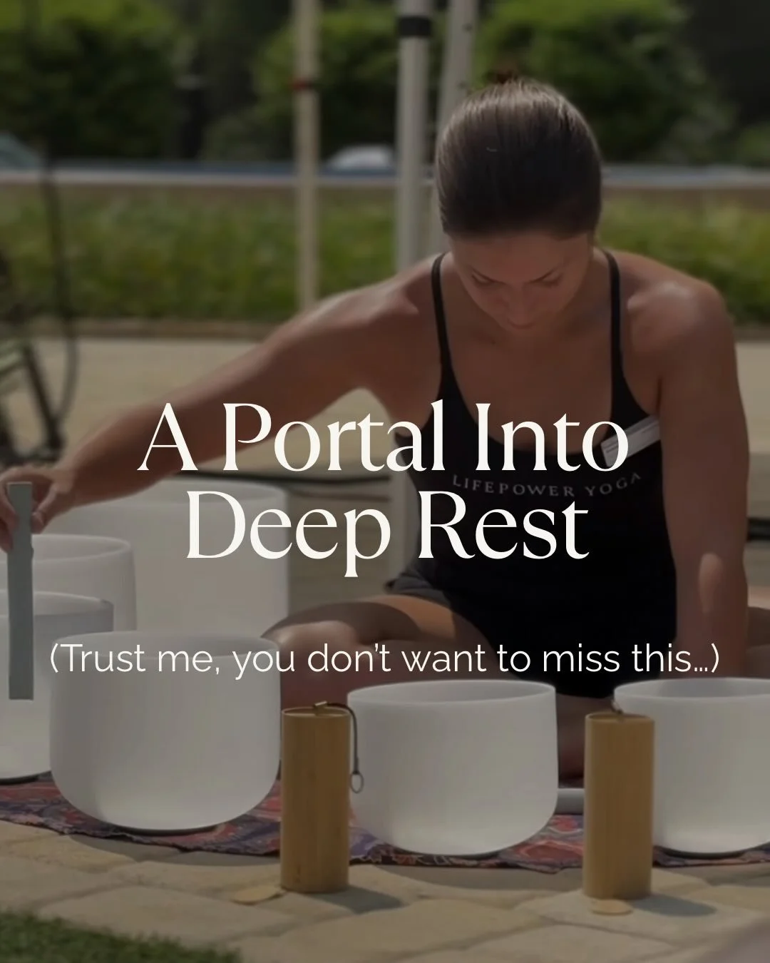 There are moments in time that feel like quiet doorways&hellip;

Gentle invitations to pause, soften, and come back home to yourself. 

This Sunday is one of those moments.

Join me for a deeply nourishing Yoga Nidra + Sound Bath experience, designed
