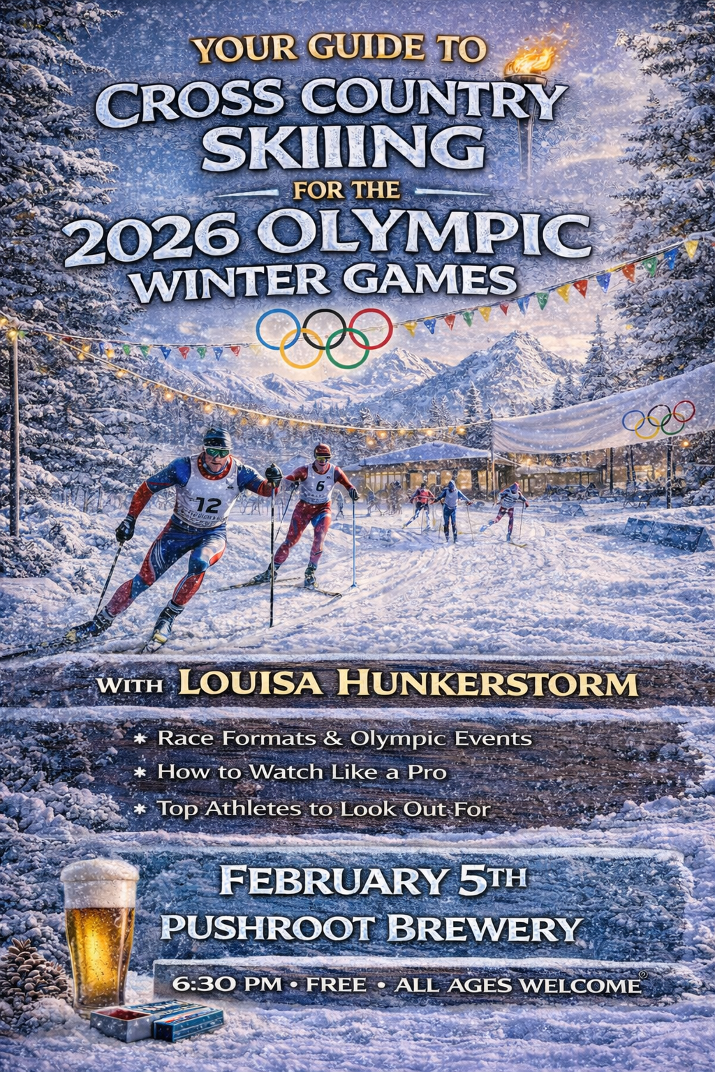 Lander Nordic Winter Speaker Series: Your Guide to XC Skiing at the Winter Olympics