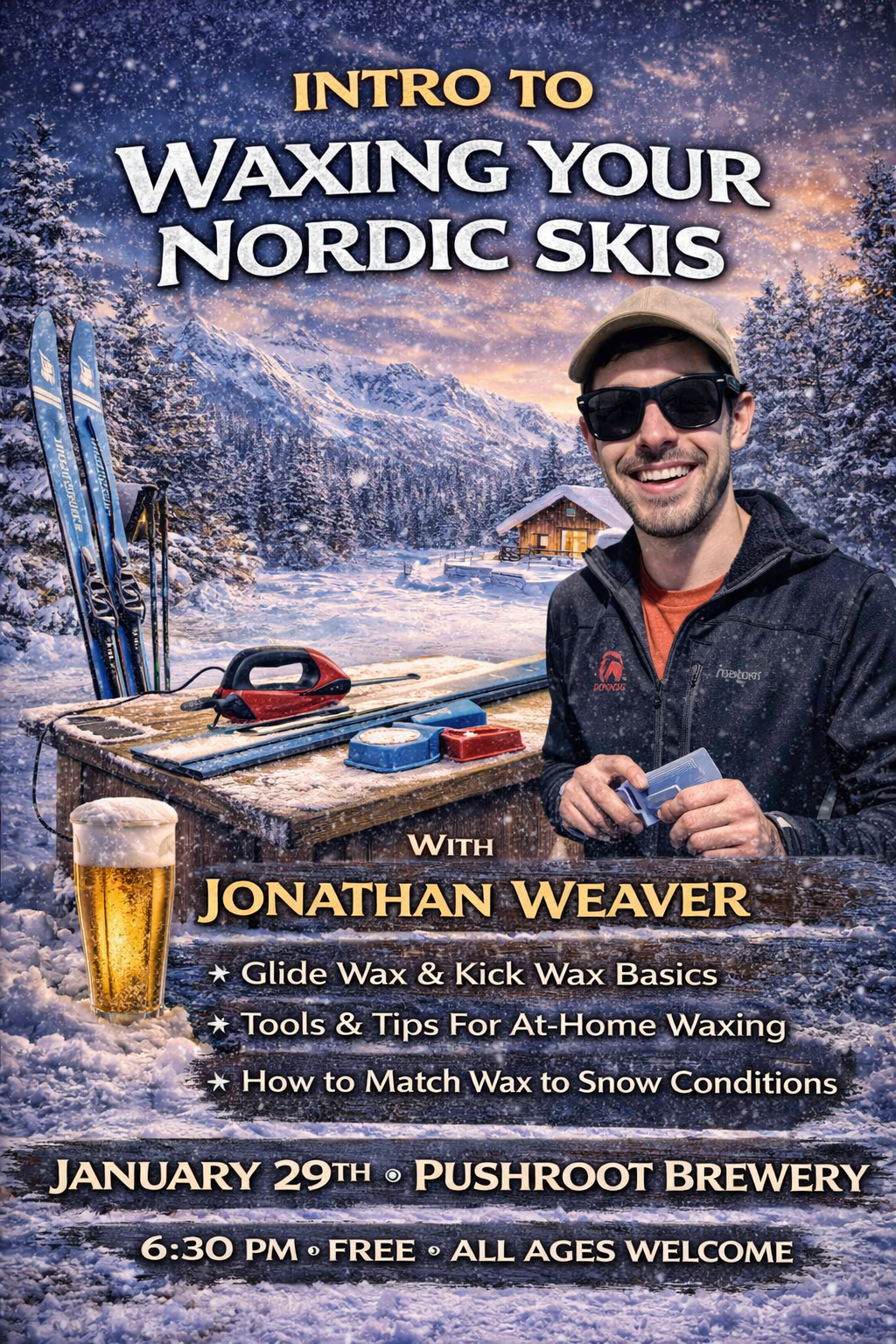 Lander Nordic Winter Series: Introduction to Waxing Nordic Skis