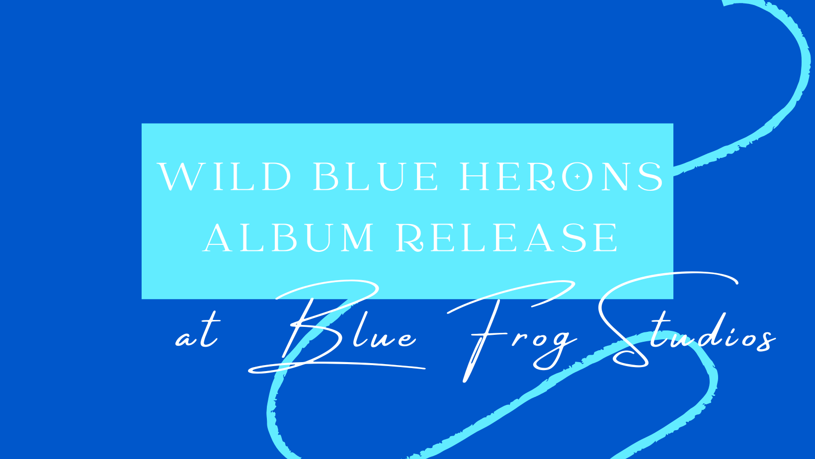 Wild Blue Herons Album Release at Blue Frog Studios