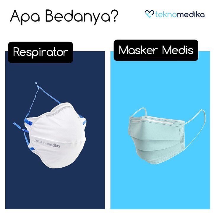 Semenjak pandemi COVID-19 mencuat, beragam masker tersedia di pasaran. Dua yang cukup digemari adalah masker bedah medis serta masker respirator. Respirator umumnya menjadi masker yang dipakai petugas medis. 

Lantas, apa perbedaan keduanya? Simak un