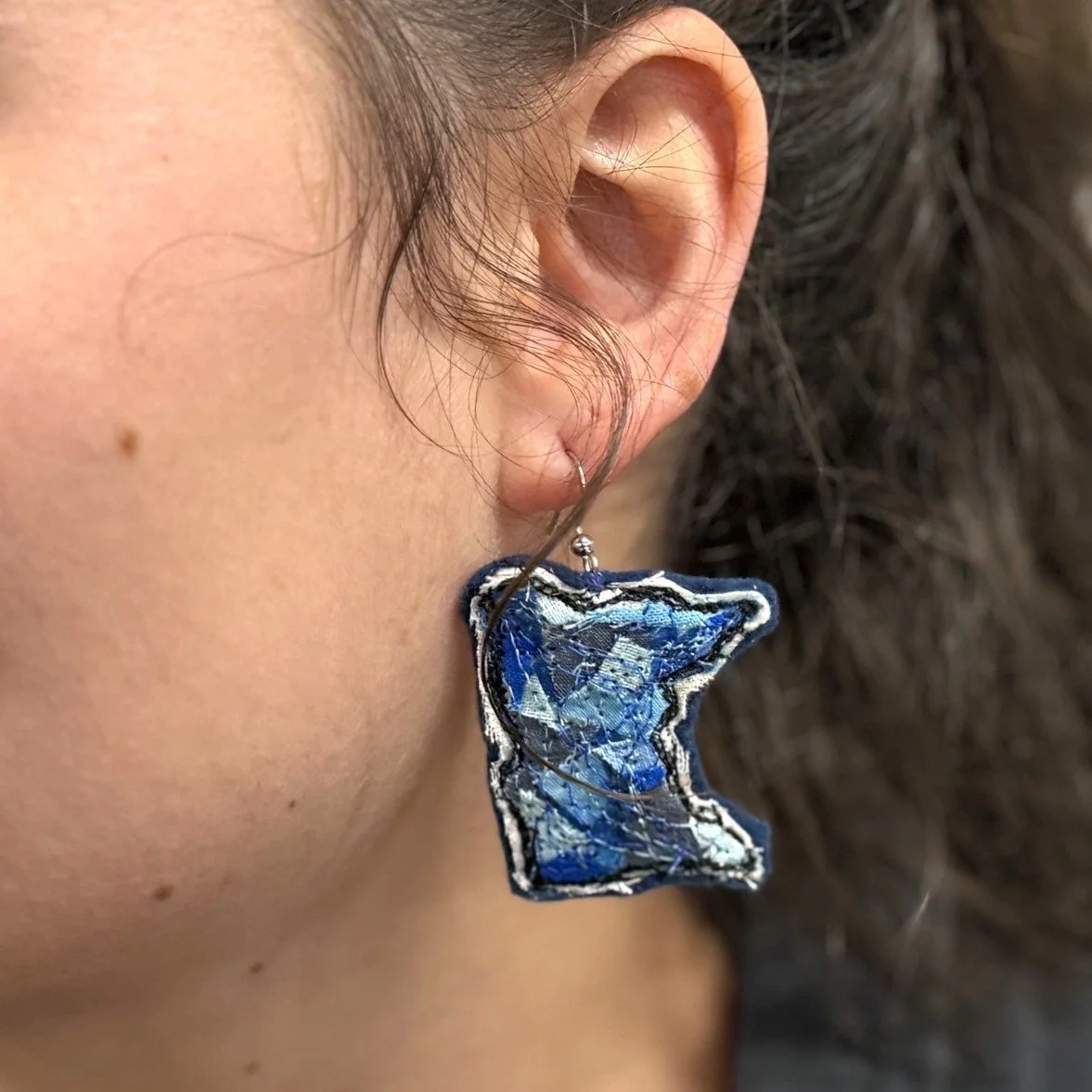 Joah Bingert Custom Quilted Earrings Commission
