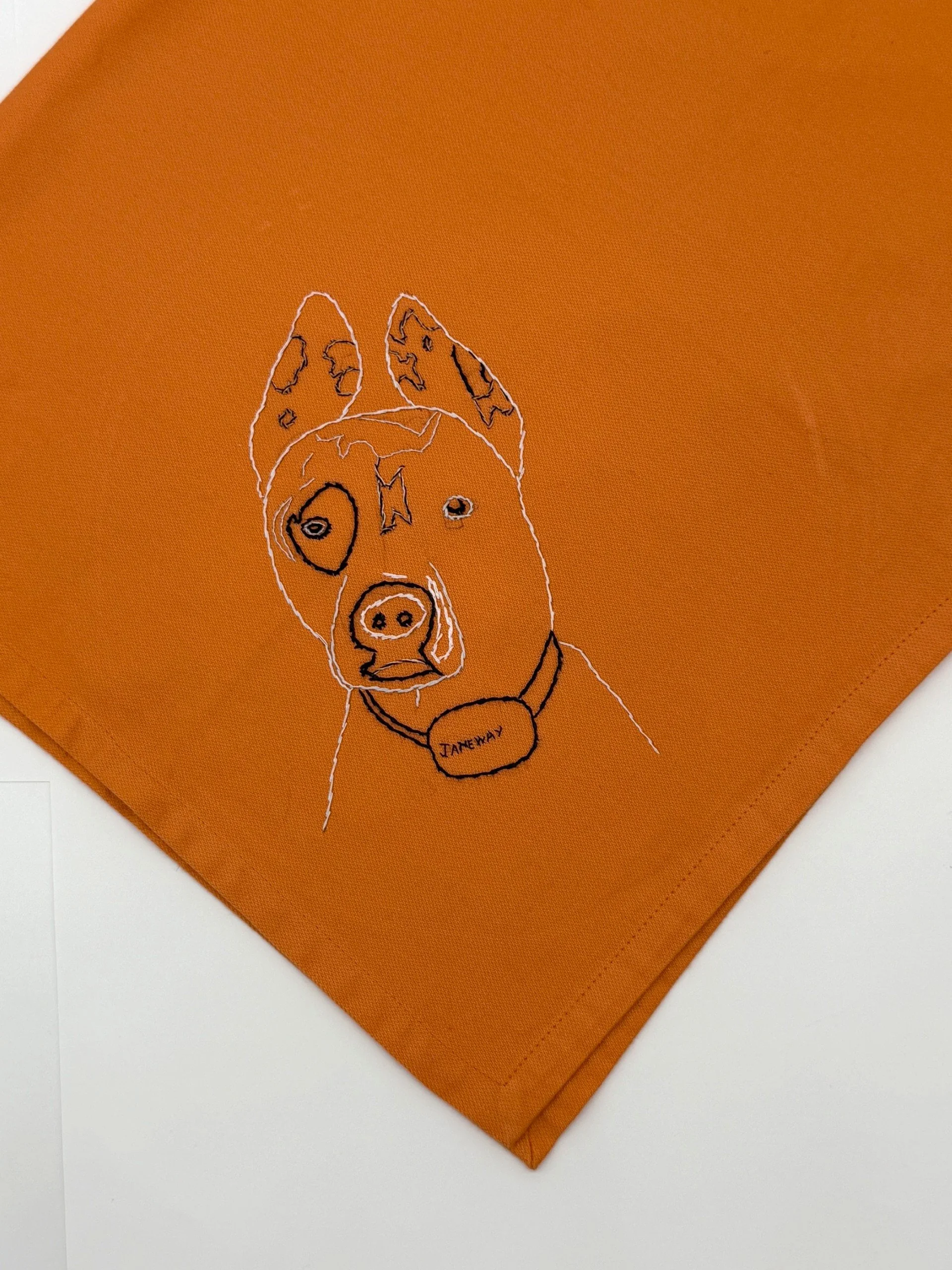 Kevin Dog Embroidery on Tea Towel.jpeg