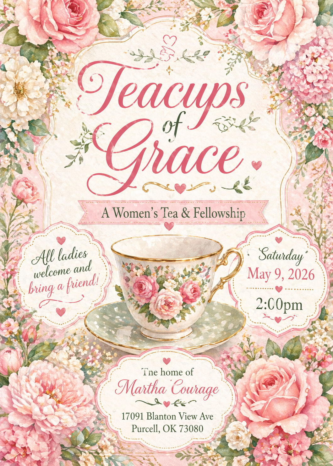 TEA CUPS of Grace