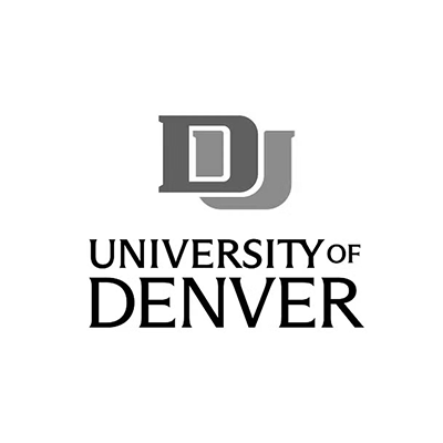 Logo for University of Denver. Professional documentary-style photography for DU events and executive leadership by Michaela Joy Photography.