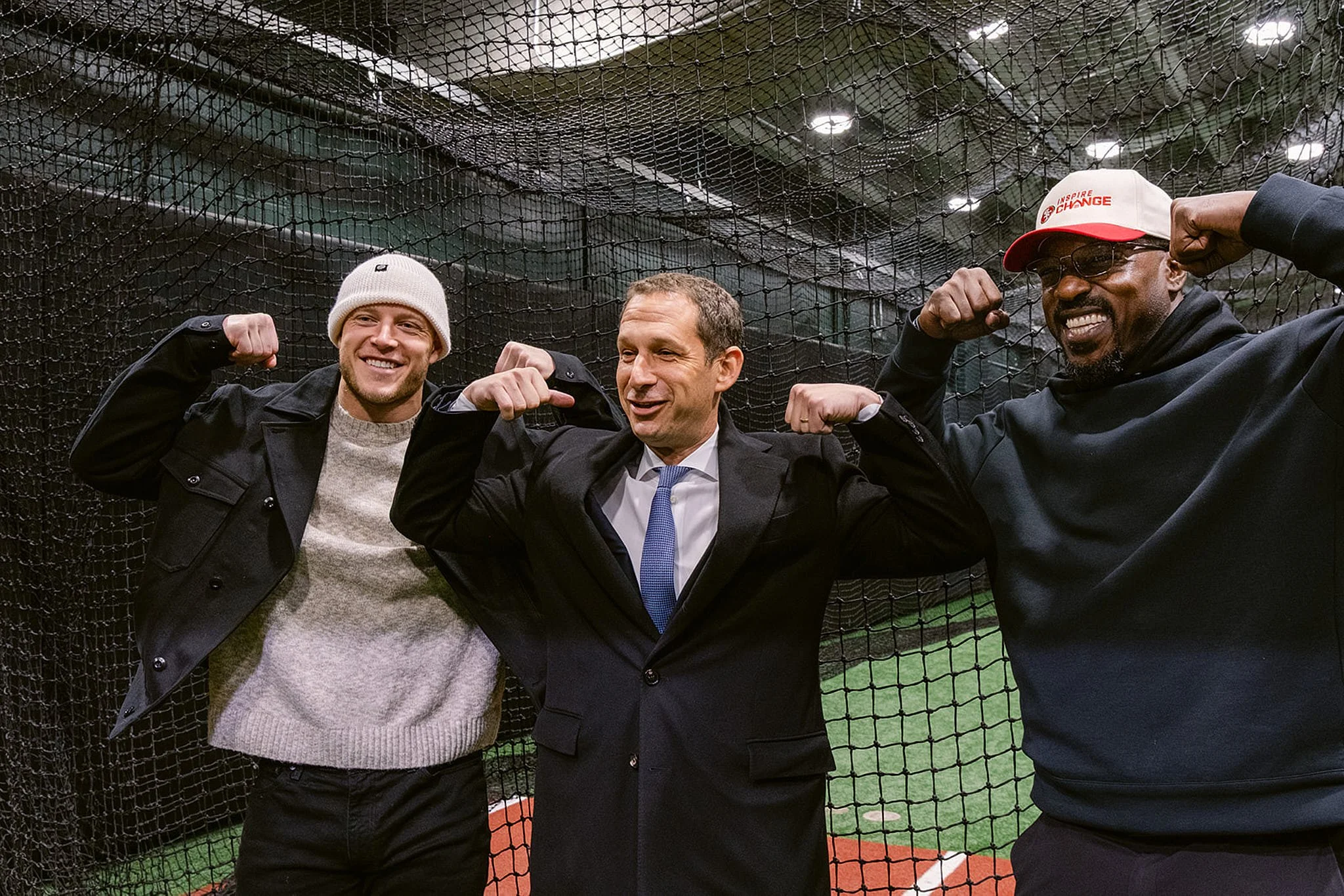 San Francisco 49ers leadership with Mayor Daniel Lurie making an impact at the Holiday Heroes fundraiser. Professional documentary-style event coverage by Michaela Joy Photography.