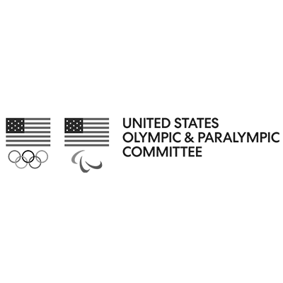 Logo for the United States Olympic & Paralympic Committee. Official high-profile event and medalist portrait photography by Michaela Joy Photography.