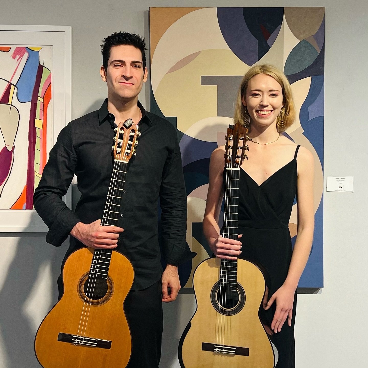 Gallery 218 Concert with @izzy_fincher and @samrubinsteinguitar on June 9! 

We&rsquo;re so grateful to @218gallery for hosting @uwmguitar for their summer concert series and to everyone for coming out to support us! 
~
~
~
~
 @uwmilwaukee @uwmpsoa #
