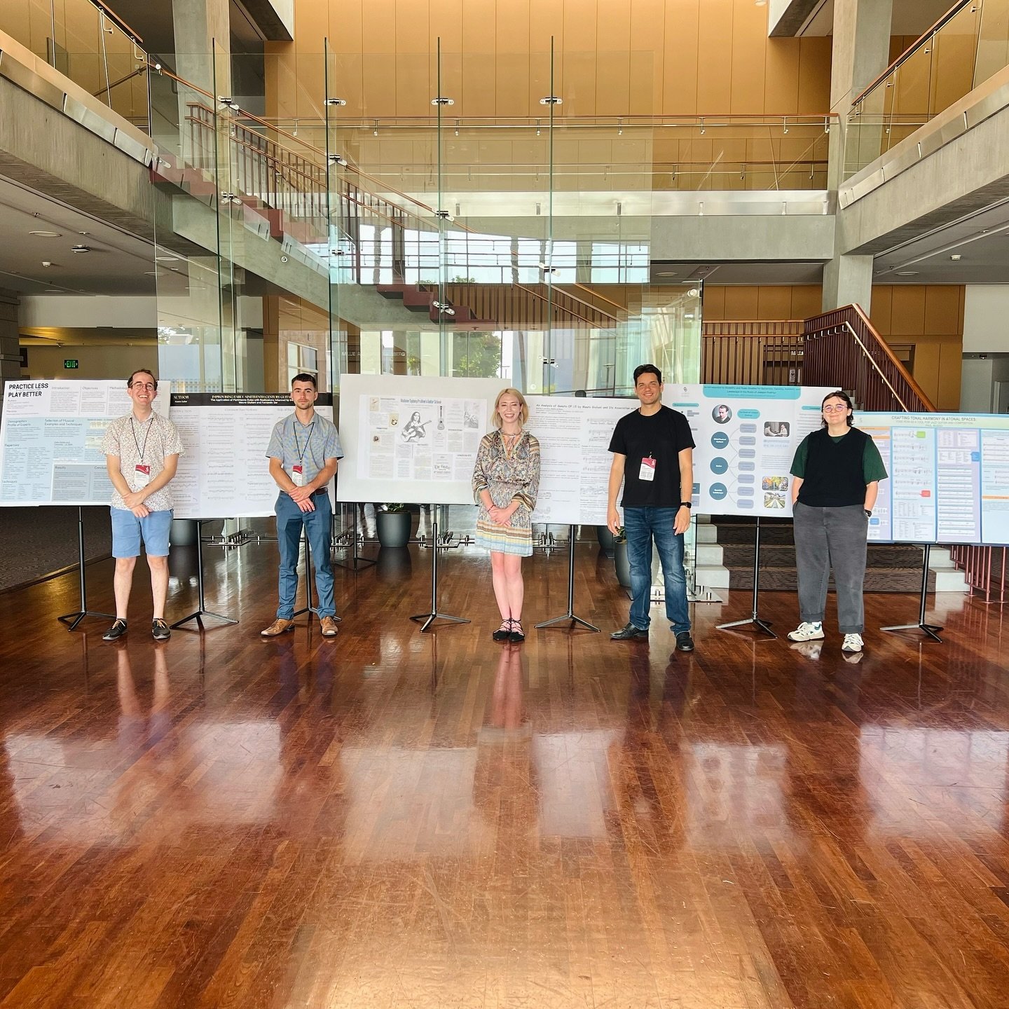 Congratulations to our master&rsquo;s students @chandler.dillingham and @izzy_fincher for presenting at this year&rsquo;s @gtrfound convention at UC-Fullerton. 

On June 21, @chandler.dillingham presented his guitar pedagogy lecture about the five co