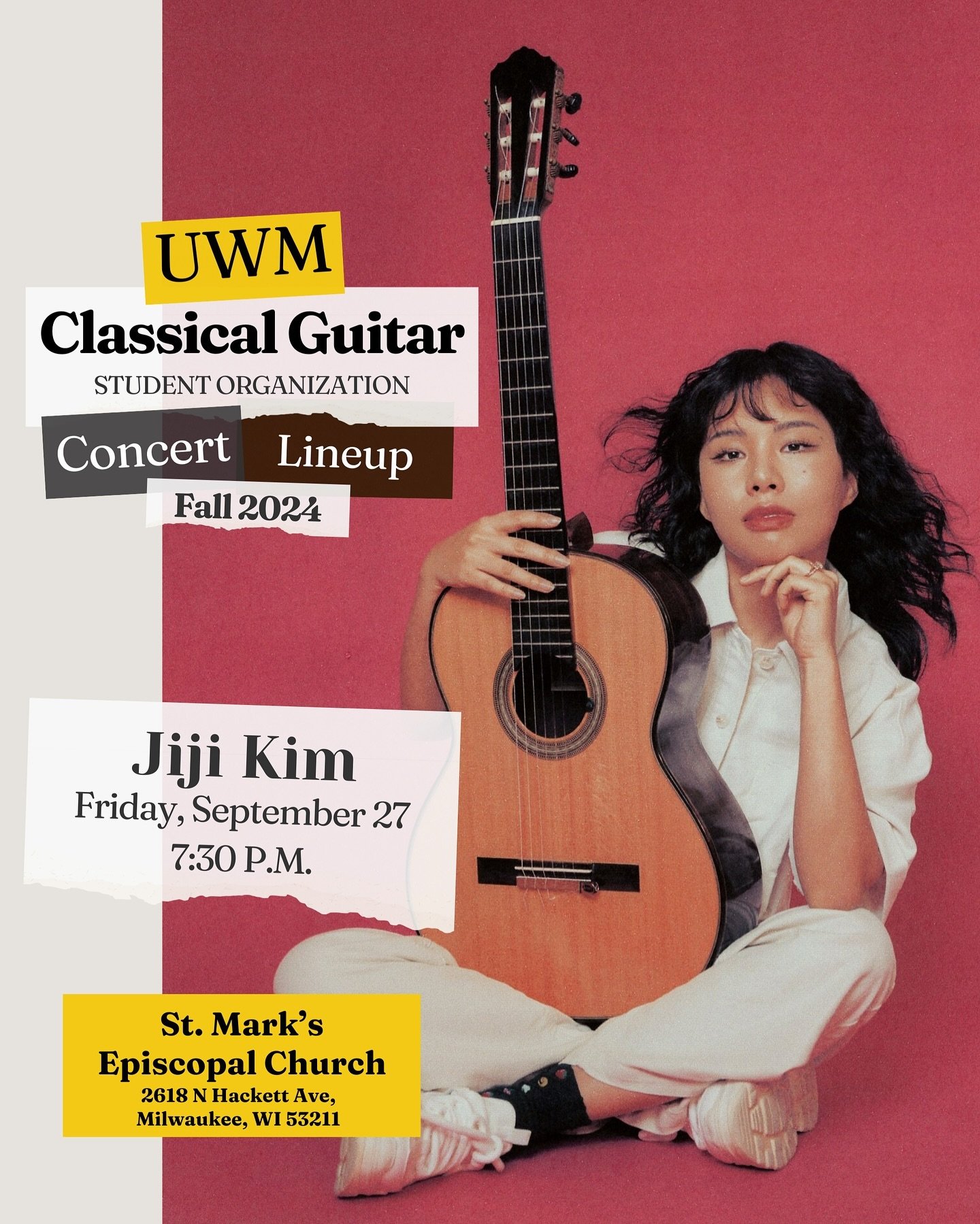 We&rsquo;re super excited for @jiji_guitar&rsquo;s concert tonight! We&rsquo;ll be at @stmarksmilwaukee from 7:30 PM, and we look forward to see you all there!

🖼️: @kyle.khembo

@uwmilwaukee @uwmpsoa @jiji_guitar @kirshbaumassociates @stmarksmilw