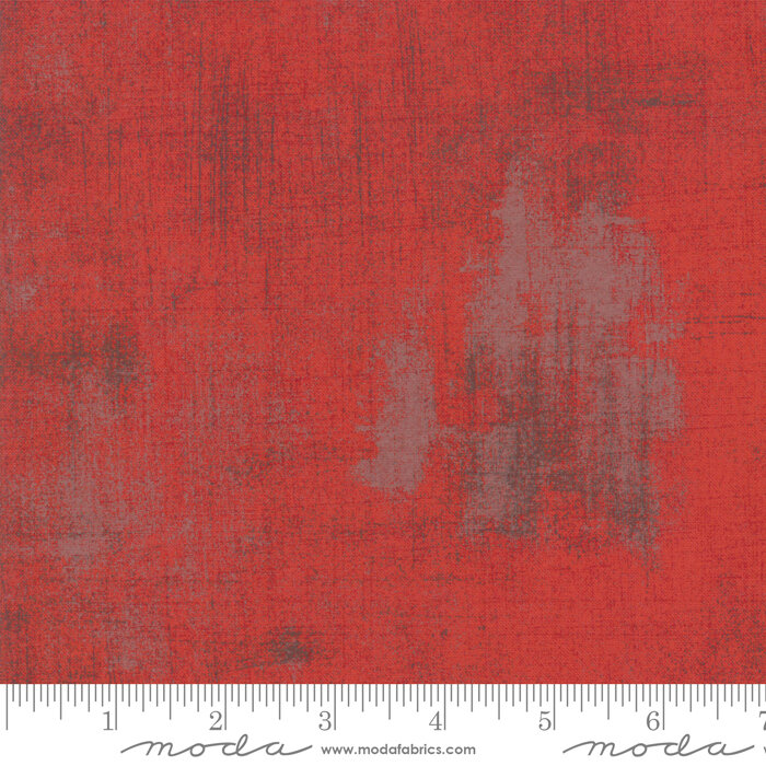Grunge Basics Red Yardage
