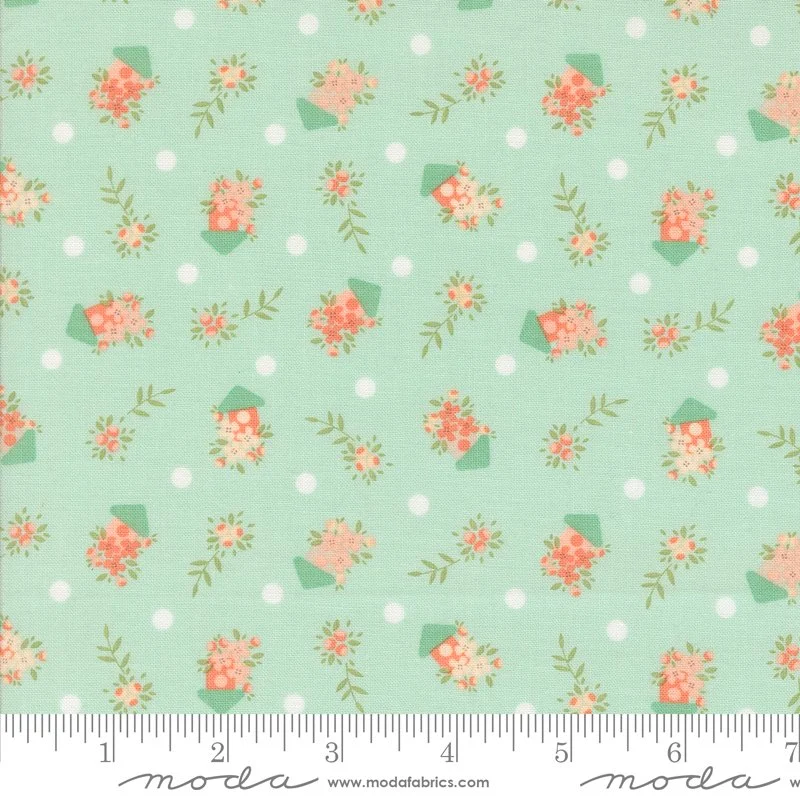 Abloom Birdhouses Robins Egg Yardage