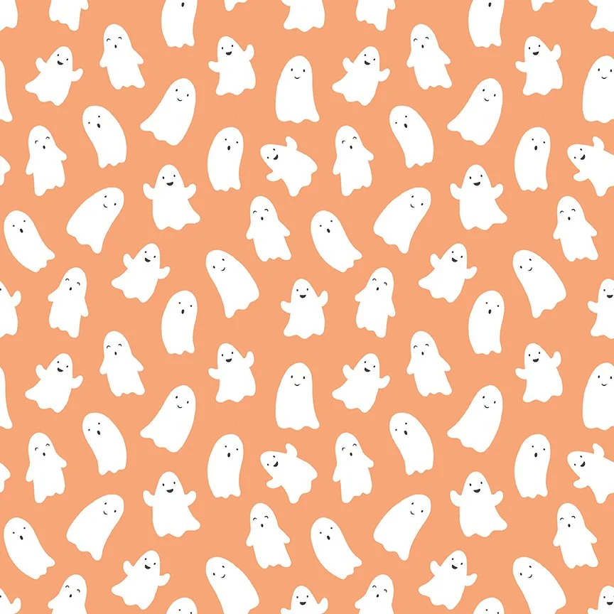 Hey Pumpkin Ghosts Pumpkin Yardage