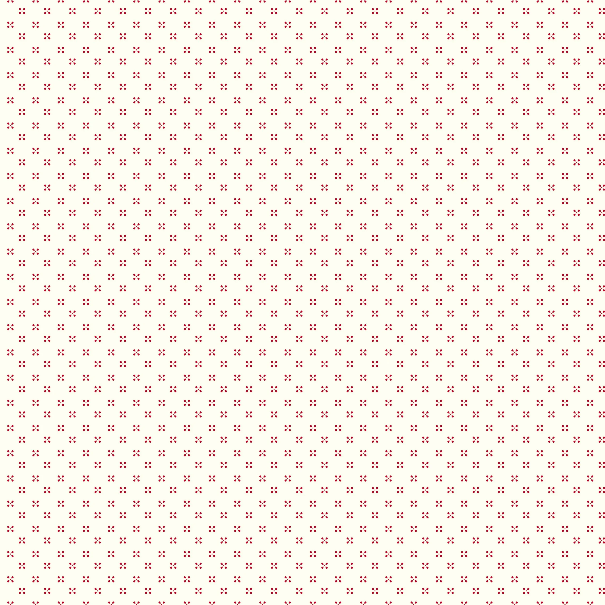 Radiant Ruby Dots Cloud Yardage