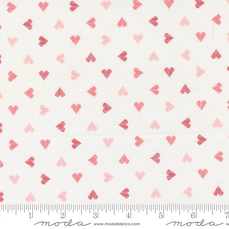Love Blooms Sweetheart Valentines Hearts Lace Yardage