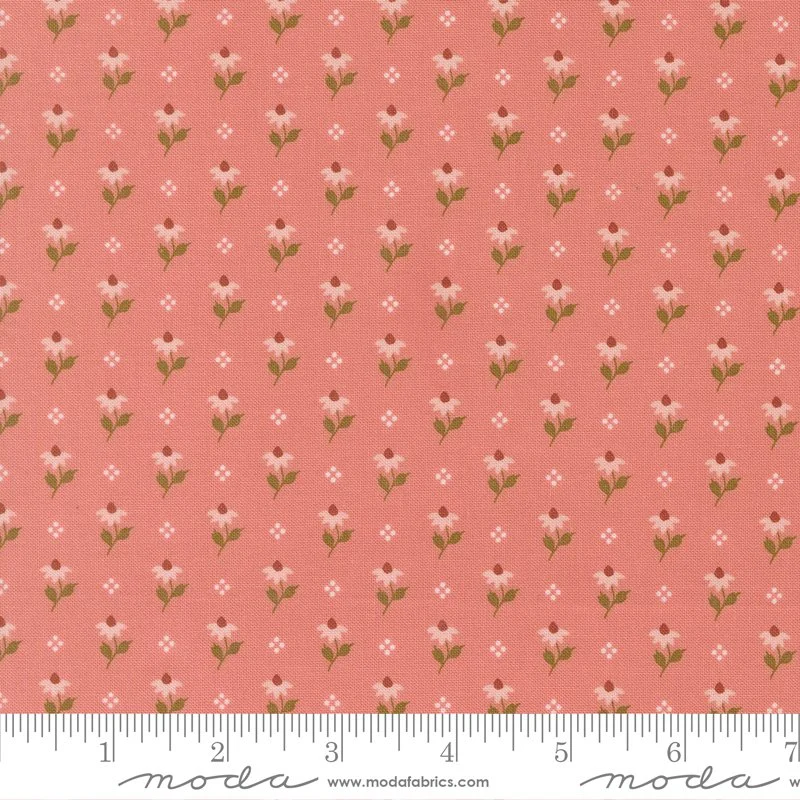 Wild Honey Bumbling Posies Rose Water Yardage