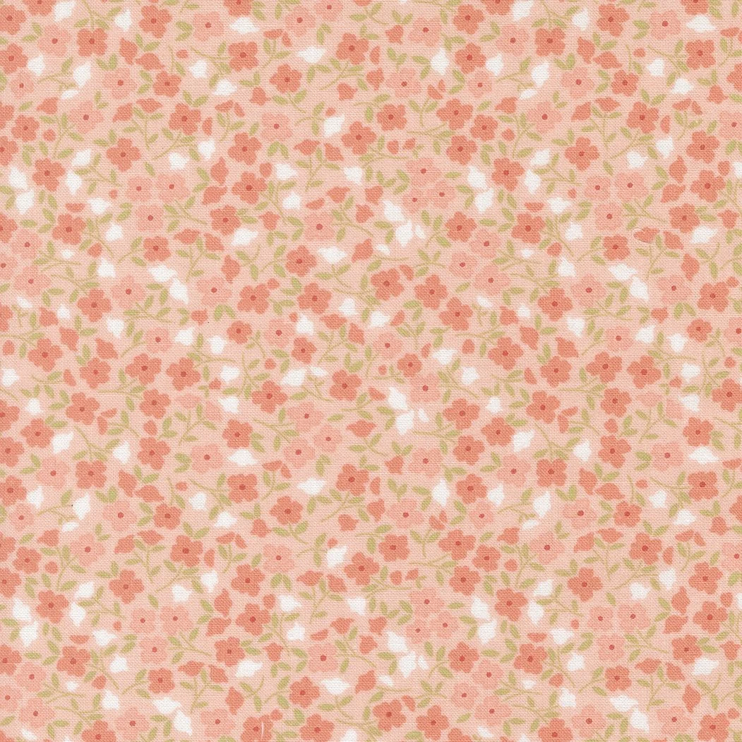 Sunbonnet Wild Blooms Pink Yardage