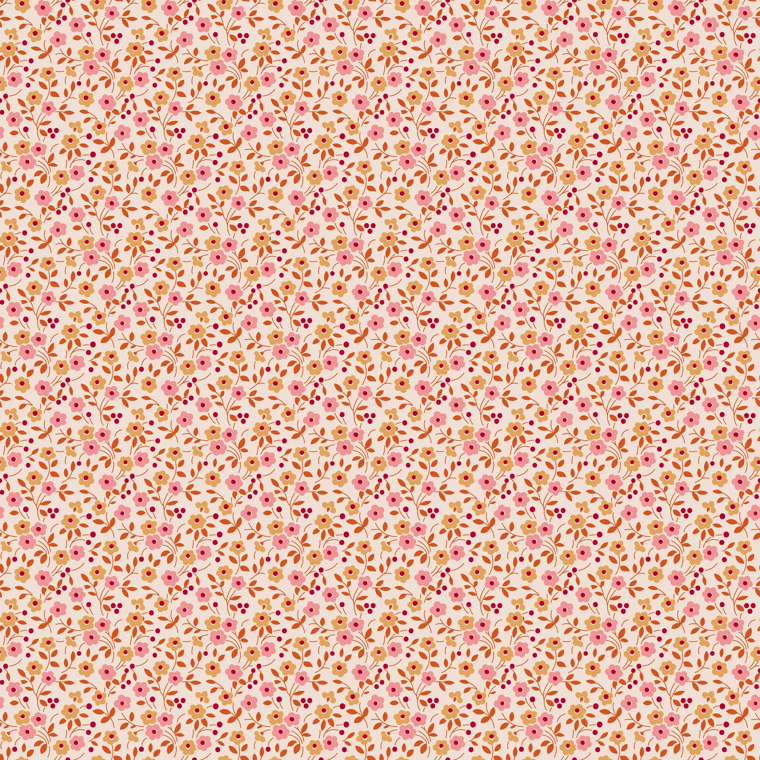 Farmer's Daughter Floral Coral