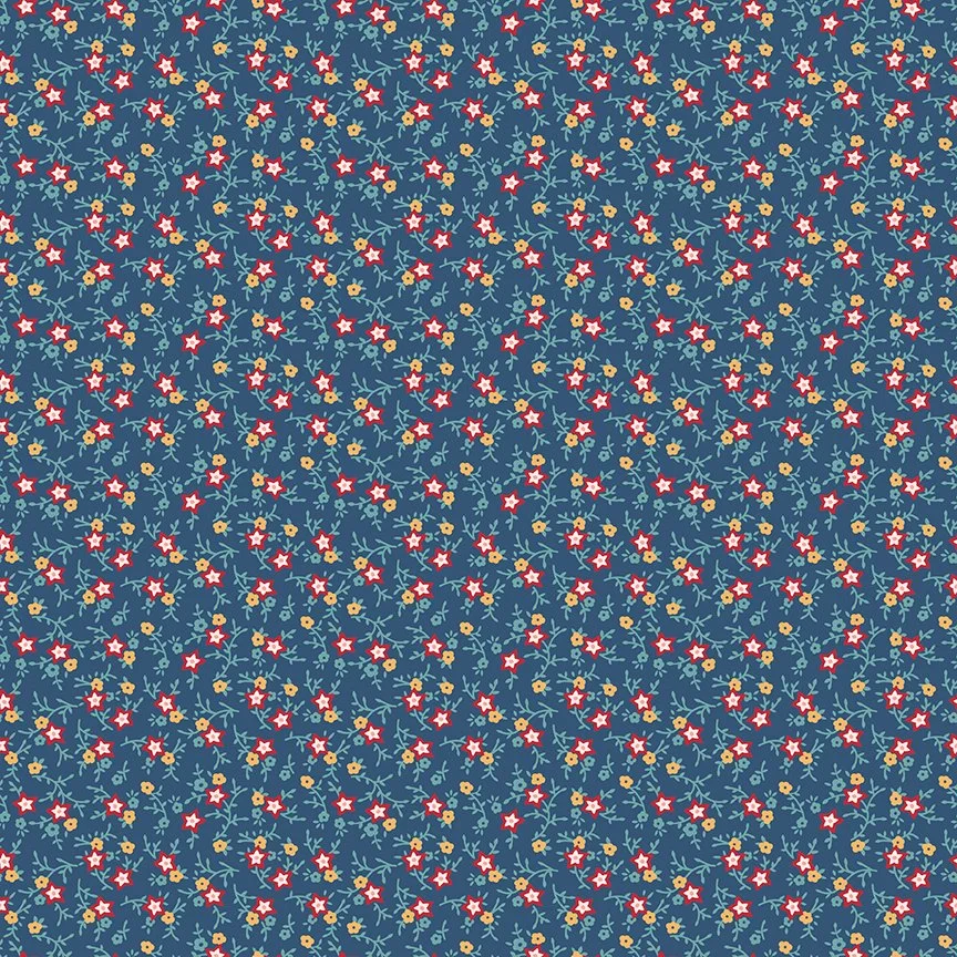 Americana July Dark Denim Yardage