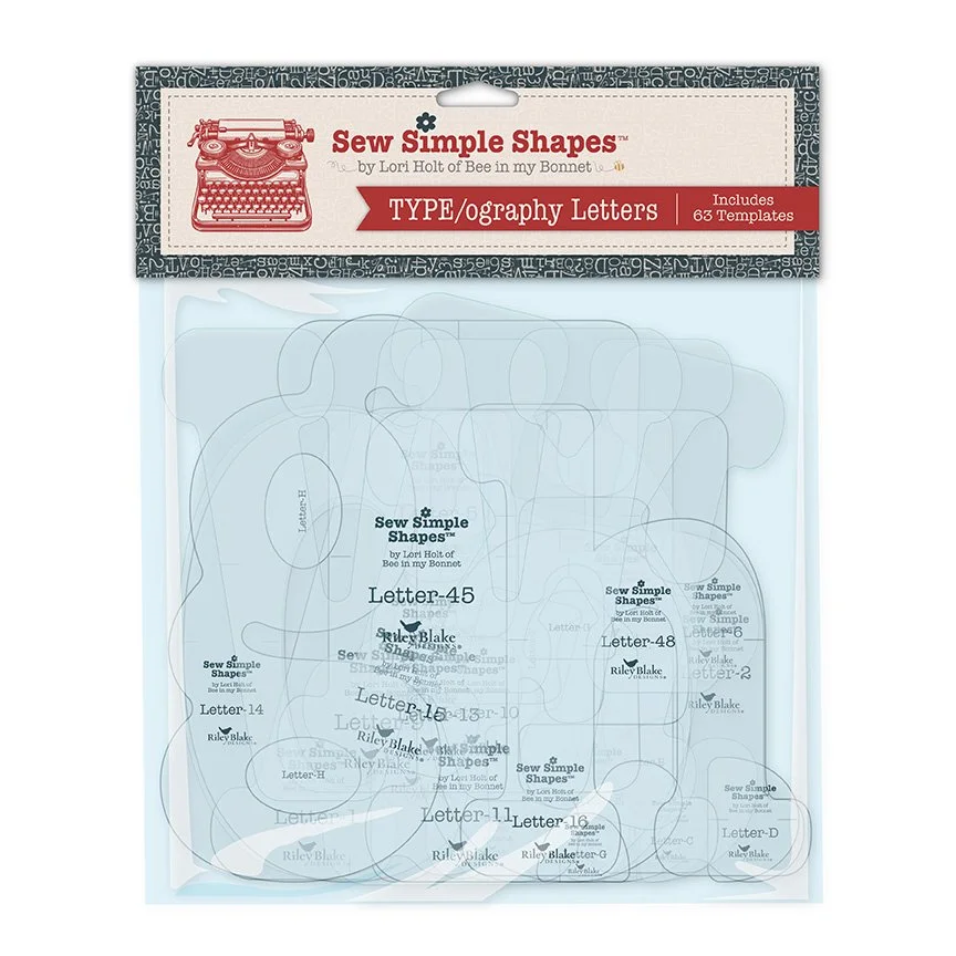 TYPE/ography Letters Sew Simple Shapes