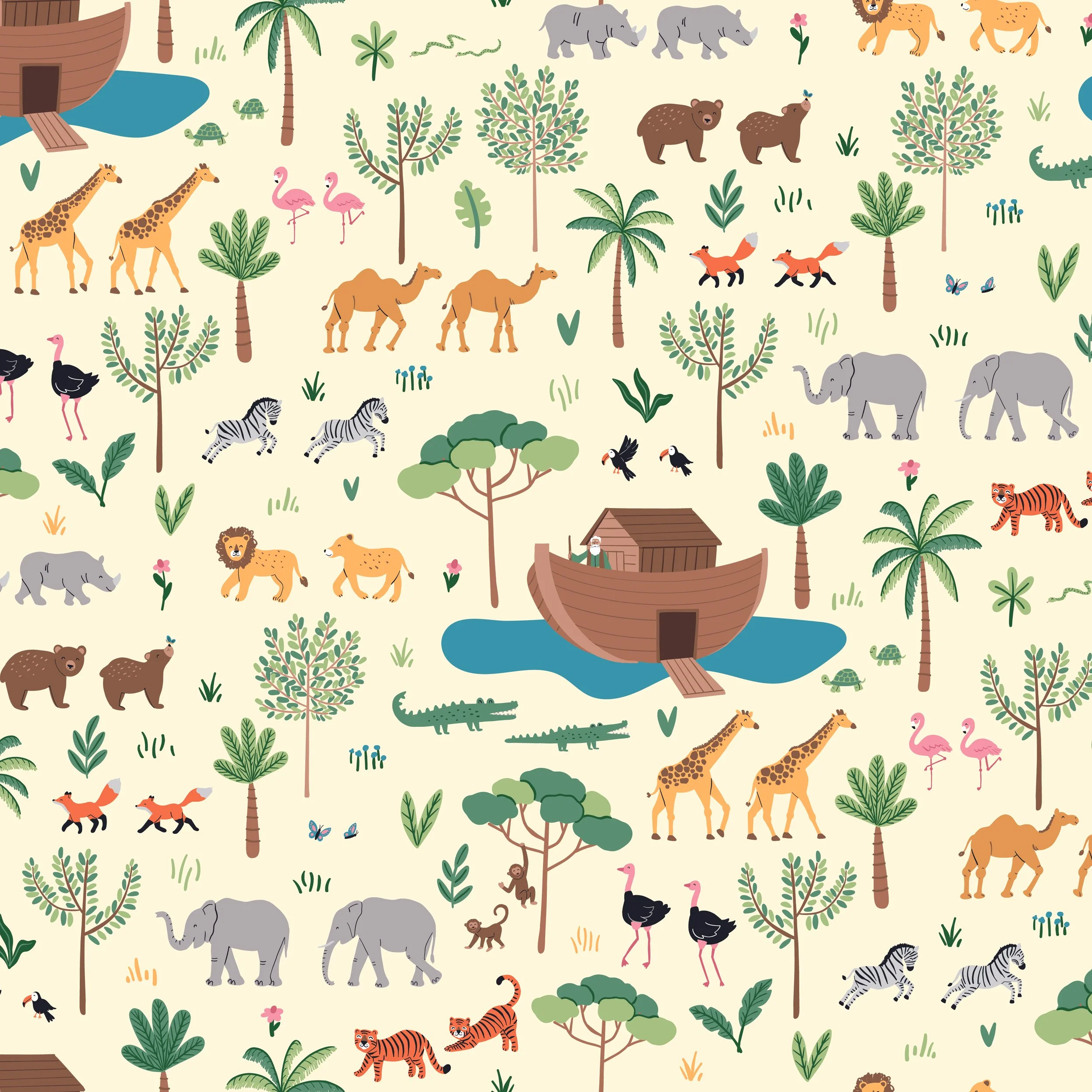 Two by Two Main Cream Yardage