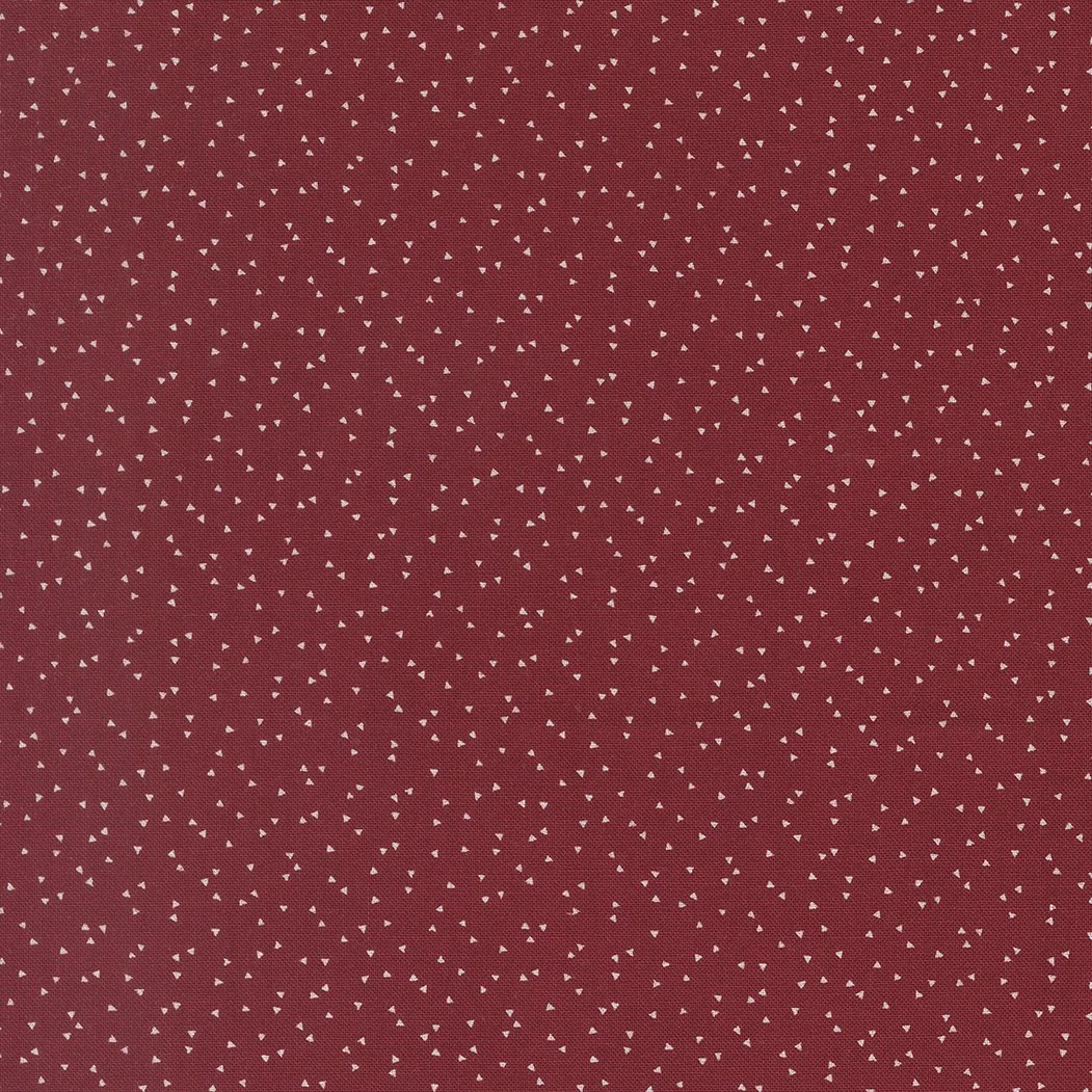 American Gatherings III Confetti Blender Deep Crimson Yardage