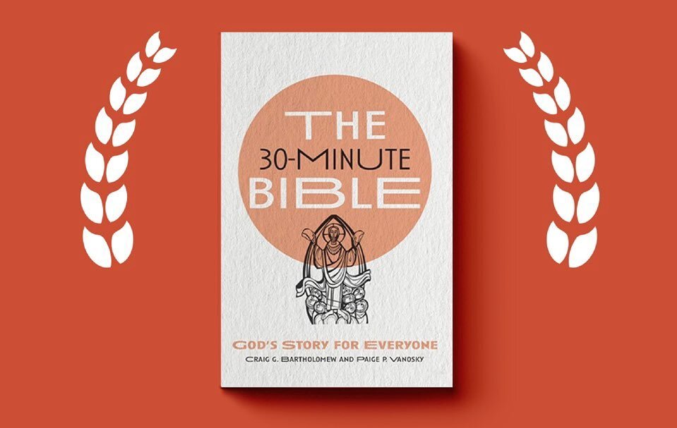 A special thanks to those who voted for @the30minutebible in the @ivpress Reader&rsquo;s Choice Award. Although the book didn&rsquo;t win, being in the finals garnered valuable publicity. With your vote, @the30minutebible was in the top ten of over 1