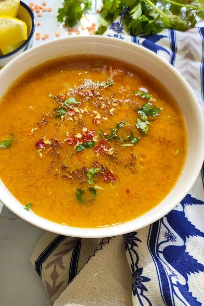 Red Lentil Soup with Lime