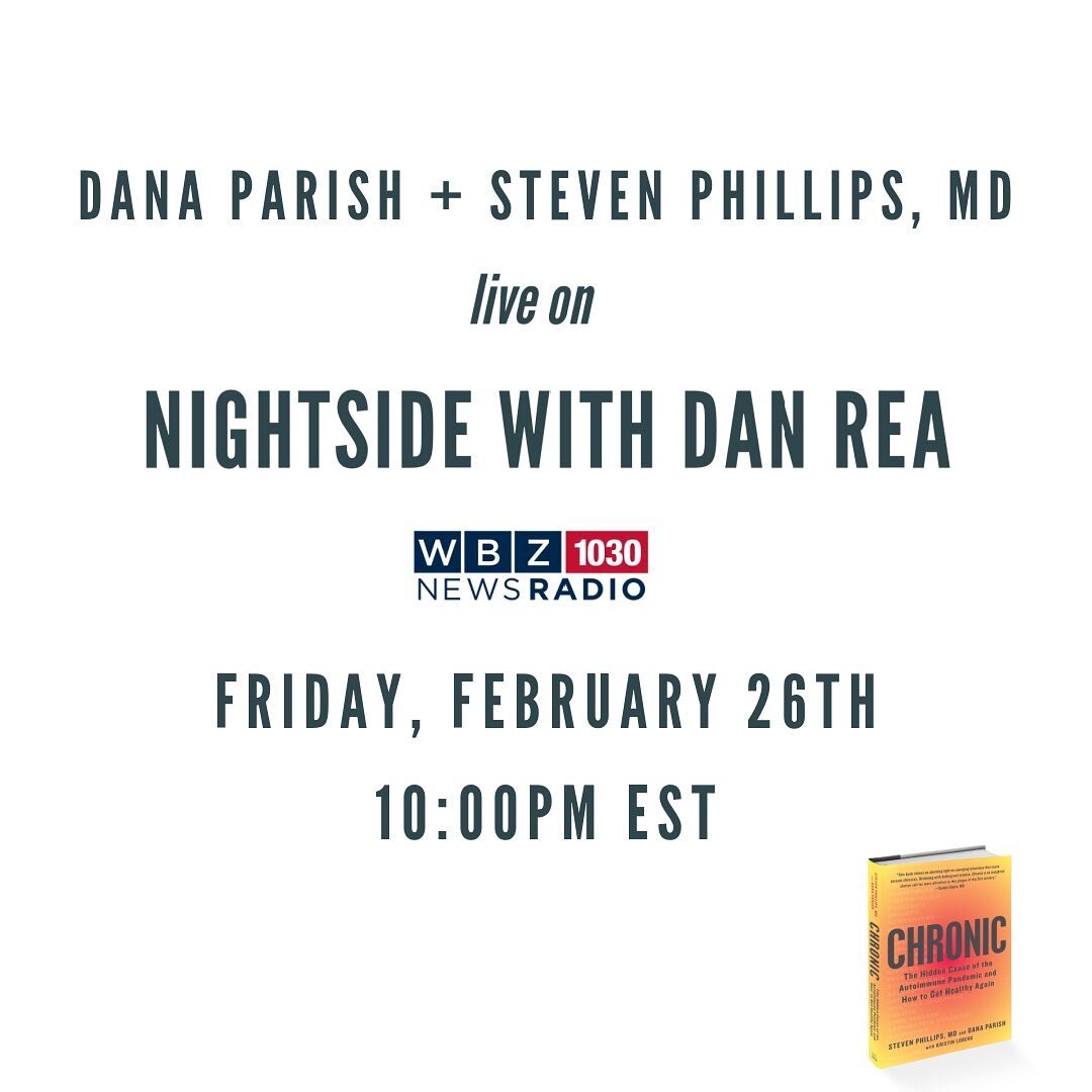 This Friday make plans to stream @wbz_nightside with Dan Rea at 10 PM EST. Rea is chatting with @thedanaparish + Steven Phillips, MD AND taking your calls ☎️! Join via link in bio and here: https://wbznewsradio.iheart.com/featured/nightside-with-dan-