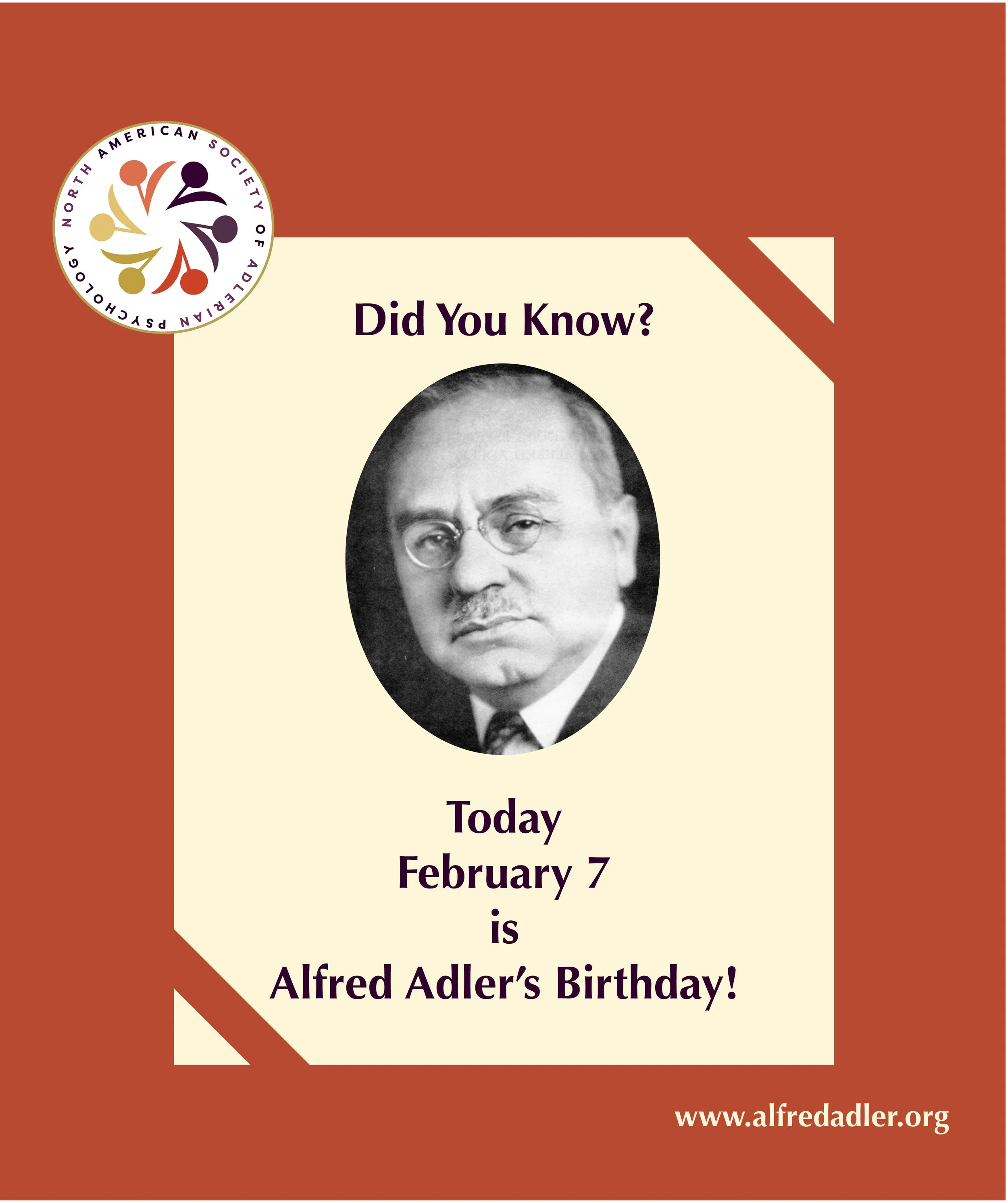 Alfred Adler’s Birthday