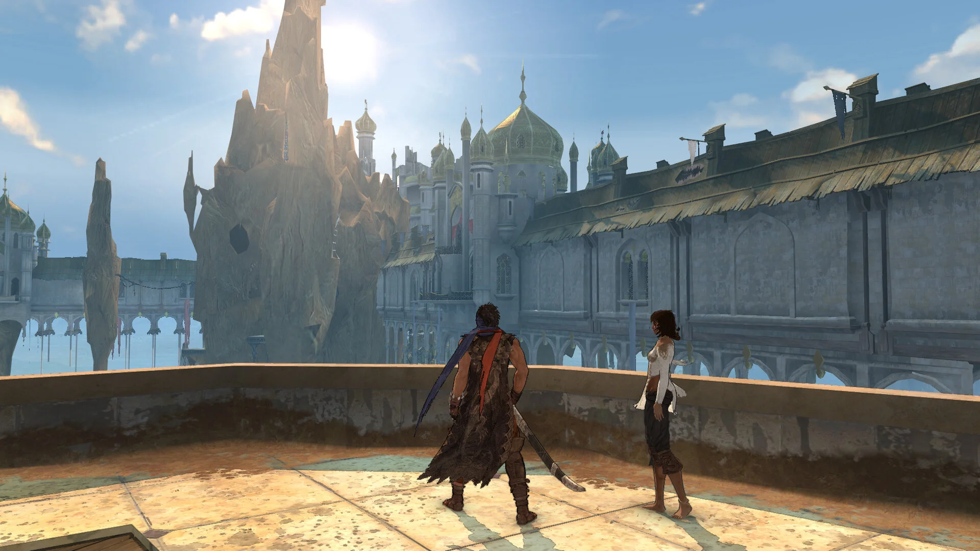 “Don’t tell me I gotta jump ‘cross there, nuh?”