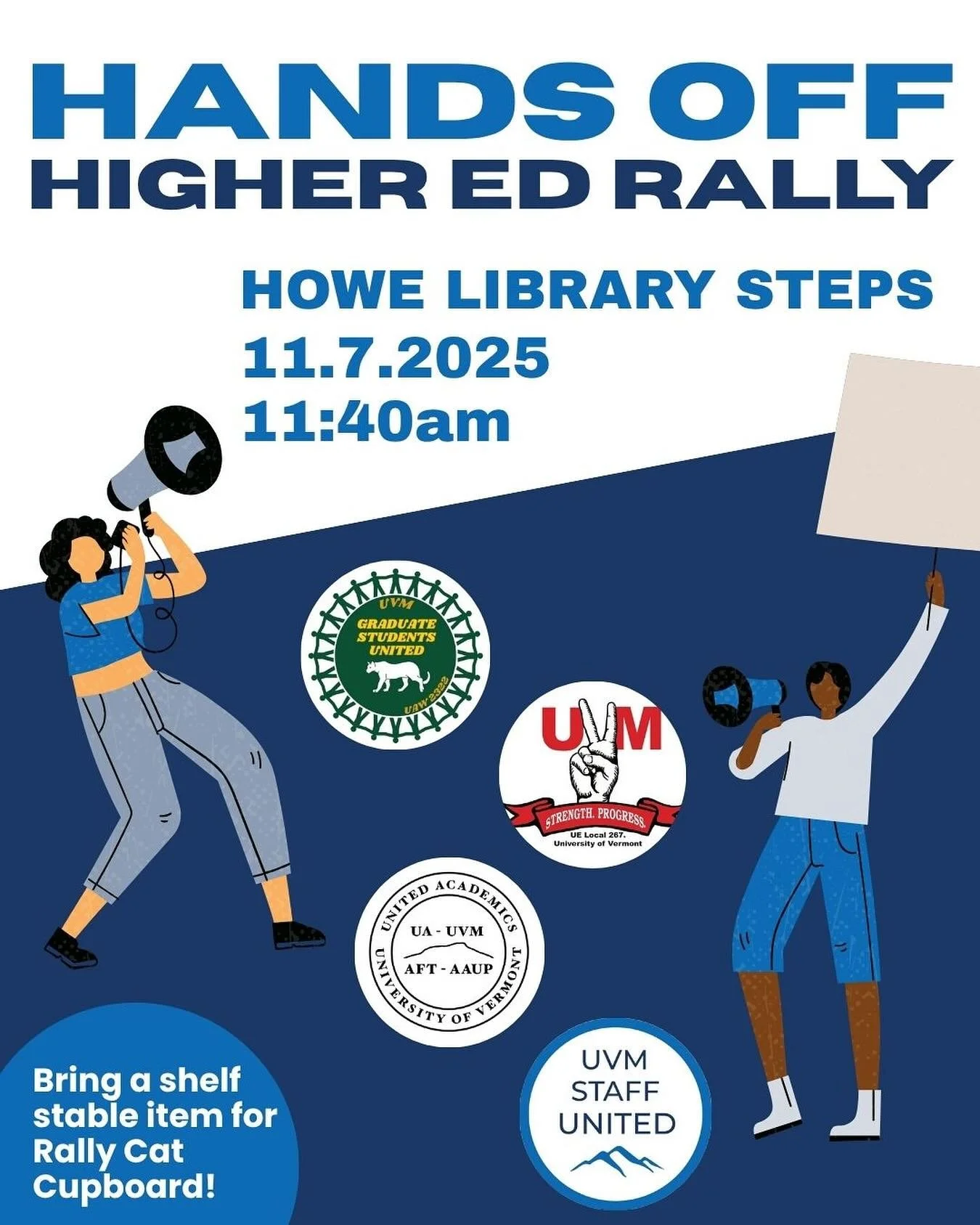 Rally together to stand up for higher education! Campuses from across the U.S. are coming together to urge our universities to reject Trump&rsquo;s Higher Ed Compact, and call on our institutions to protect academic freedom, public research, access t