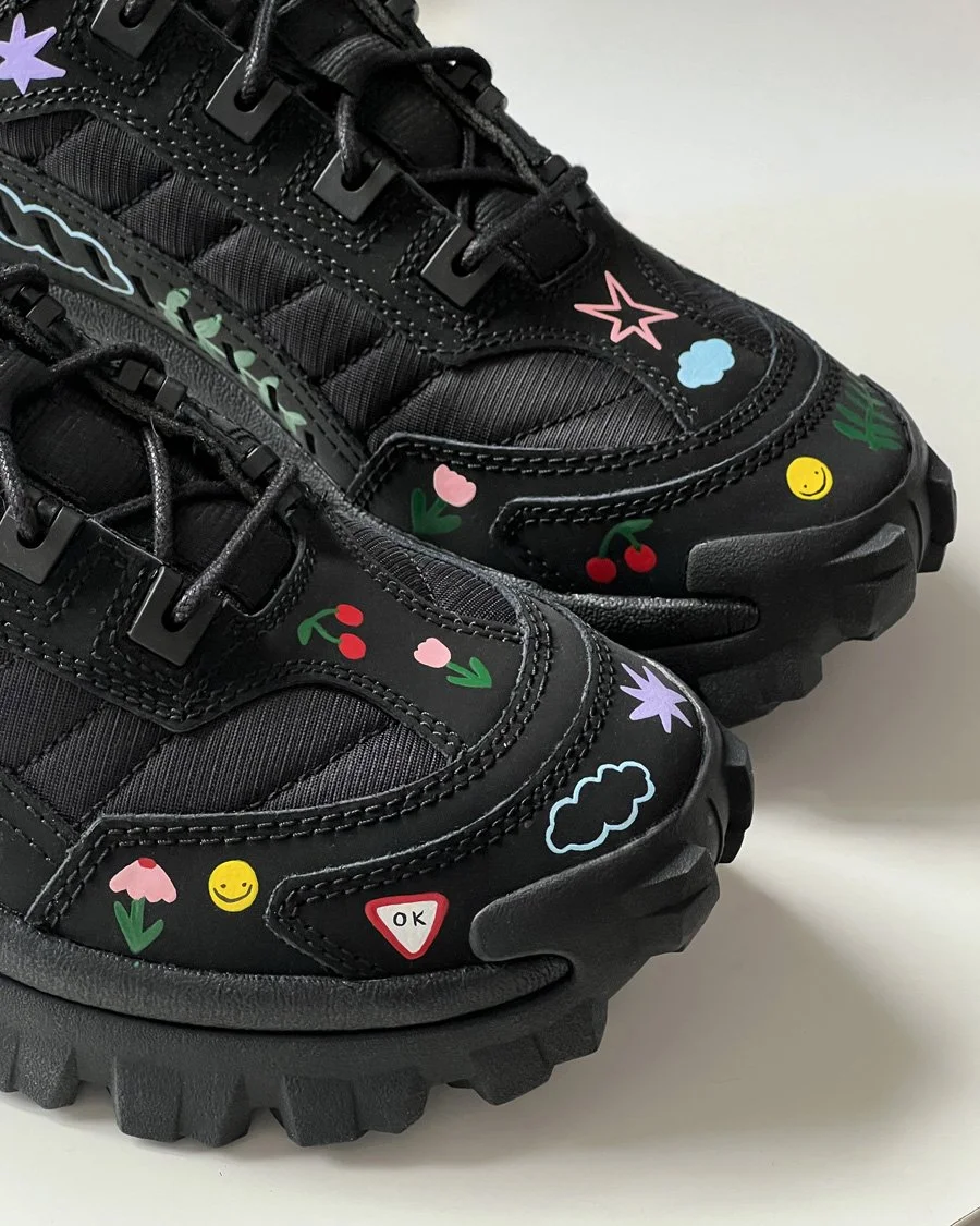 Cat x Depop Custom Sneaker Project - Tegan Price Studio 6.jpg