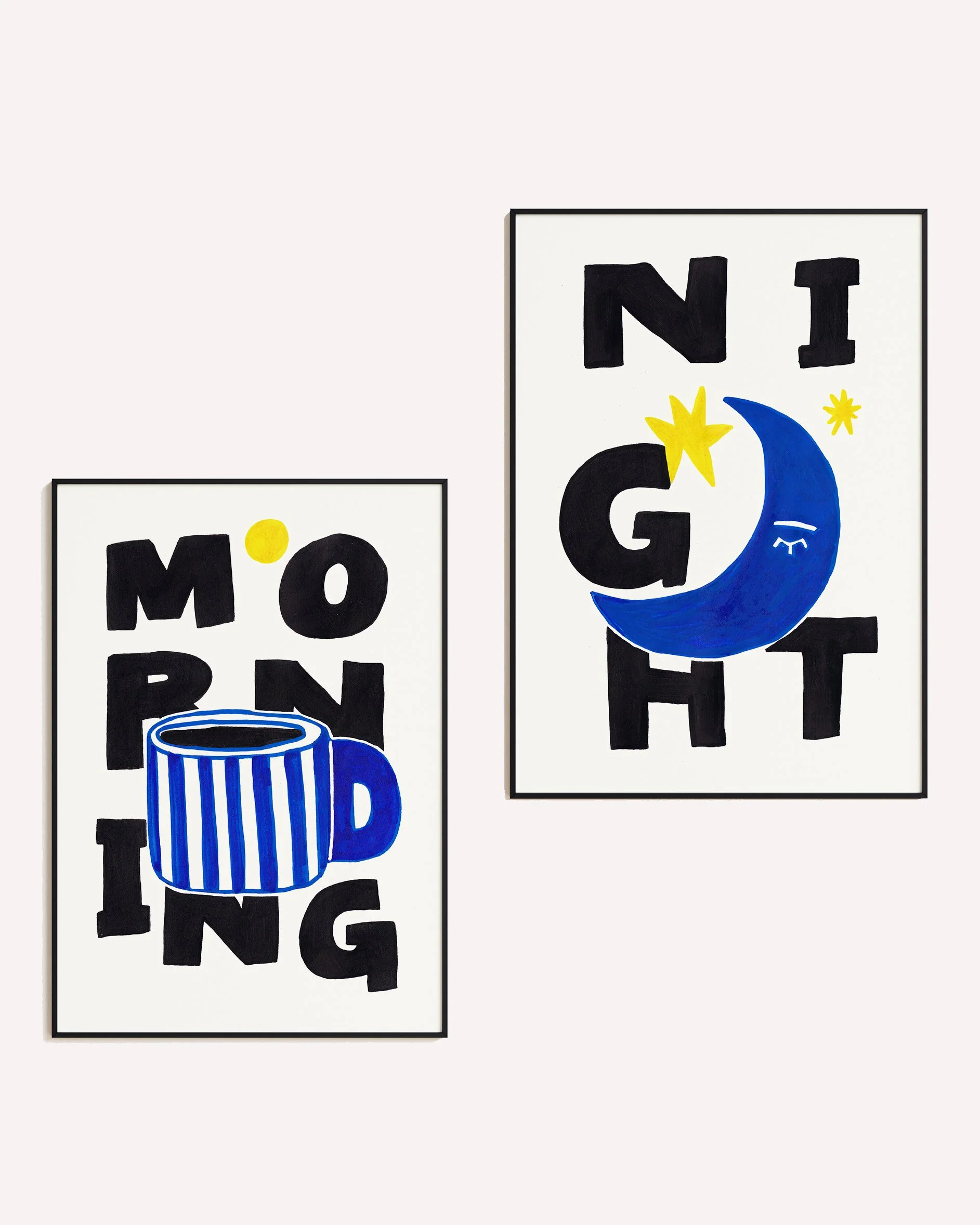 Morning + Night Print Set