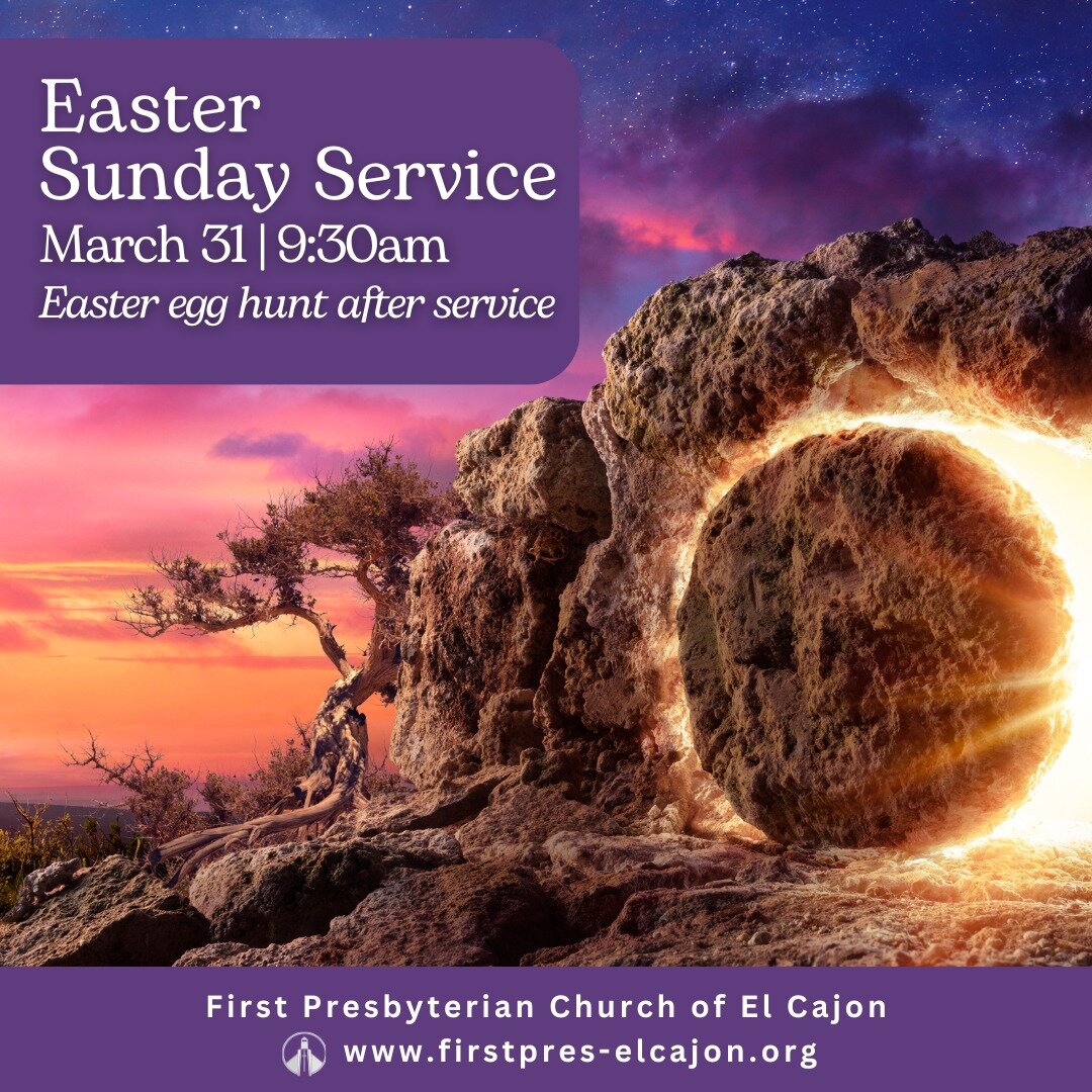 Easter Sunday, 9:30 a.m., join us as we celebrate Jesus&rsquo; resurrection through scripture, song and prayer. Nursery and Sunday school will be available for children. Following the service, enjoy coffee fellowship as the young, and young-at-heart,