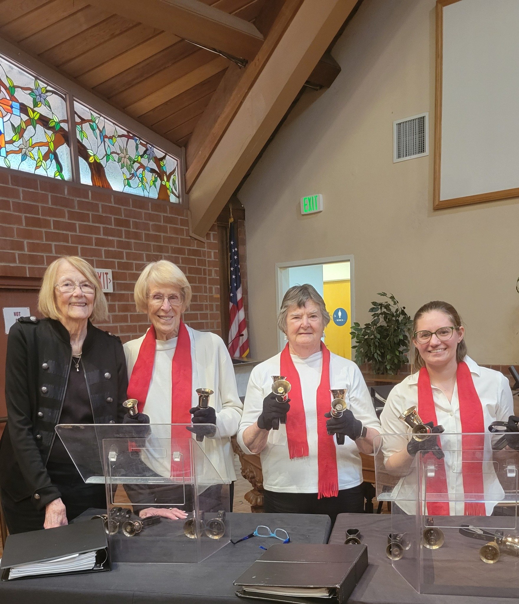 Have you ever thought &ldquo;I wish I could ring bells?&rdquo; Ringing bells is a fun, enjoyable way to create music and be part of a musical community. All musical abilities and ages are welcome. Joycelyn, on the right, started ringing at age 7 and 