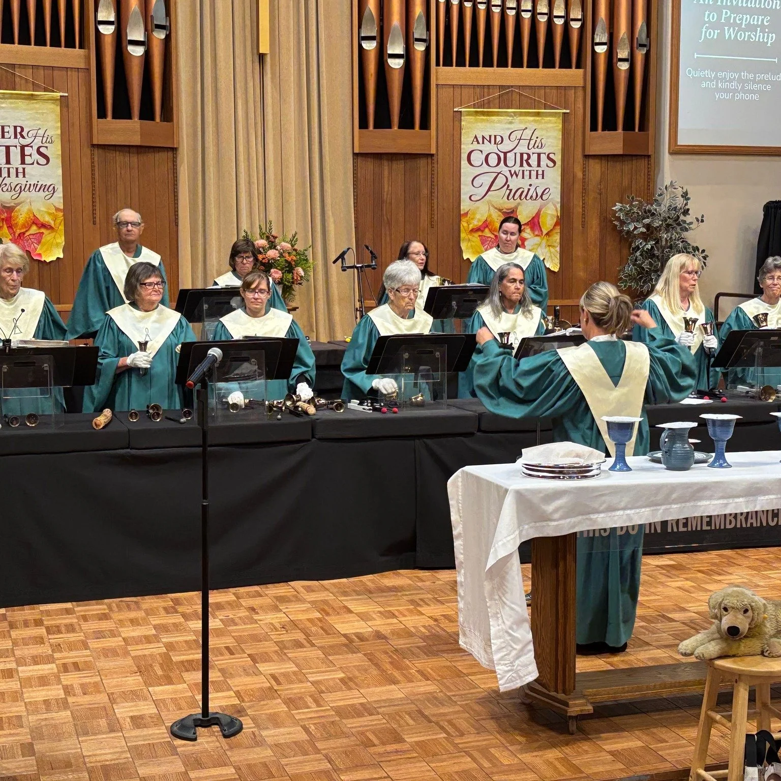 We&rsquo;re so grateful for our Bell Choir!  This legacy ministry has blessed our church for generations, sharing beautiful music in worship monthly and on special occasions. We&rsquo;re especially thankful for Kathleen Bright, who now leads the choi