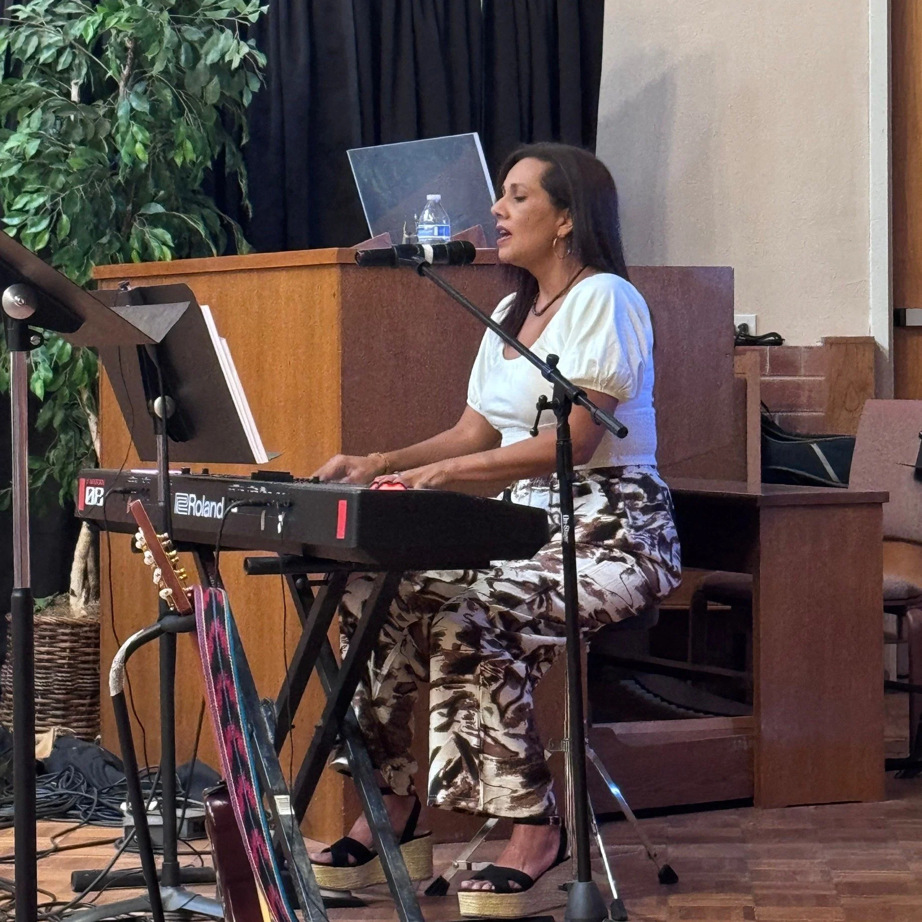 We were so grateful to have had Hefsi back with us the past couple of Sundays. This past Sunday, she led the prelude in Spanish and on the keys &mdash; such a beautiful reminder of the diverse gifts God gives to encourage those around us!