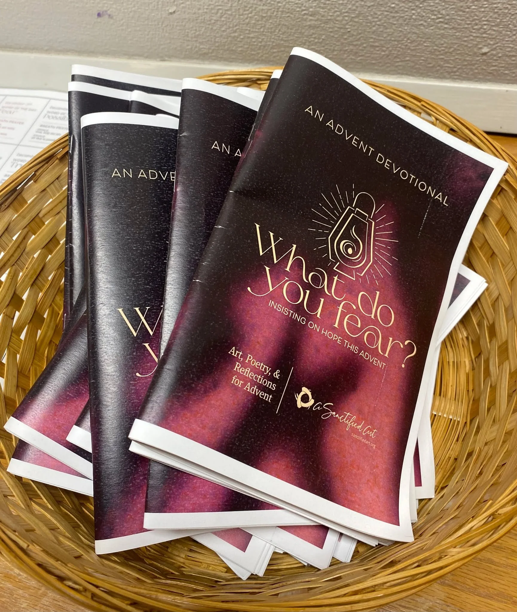 Looking for resources to accompany you this Advent season? We have devotionals and Advent calendars (for the young and young at heart) available in the narthex every Sunday. Drop by the office to get yours or grab one this Sunday! www.sanctifiedart.o